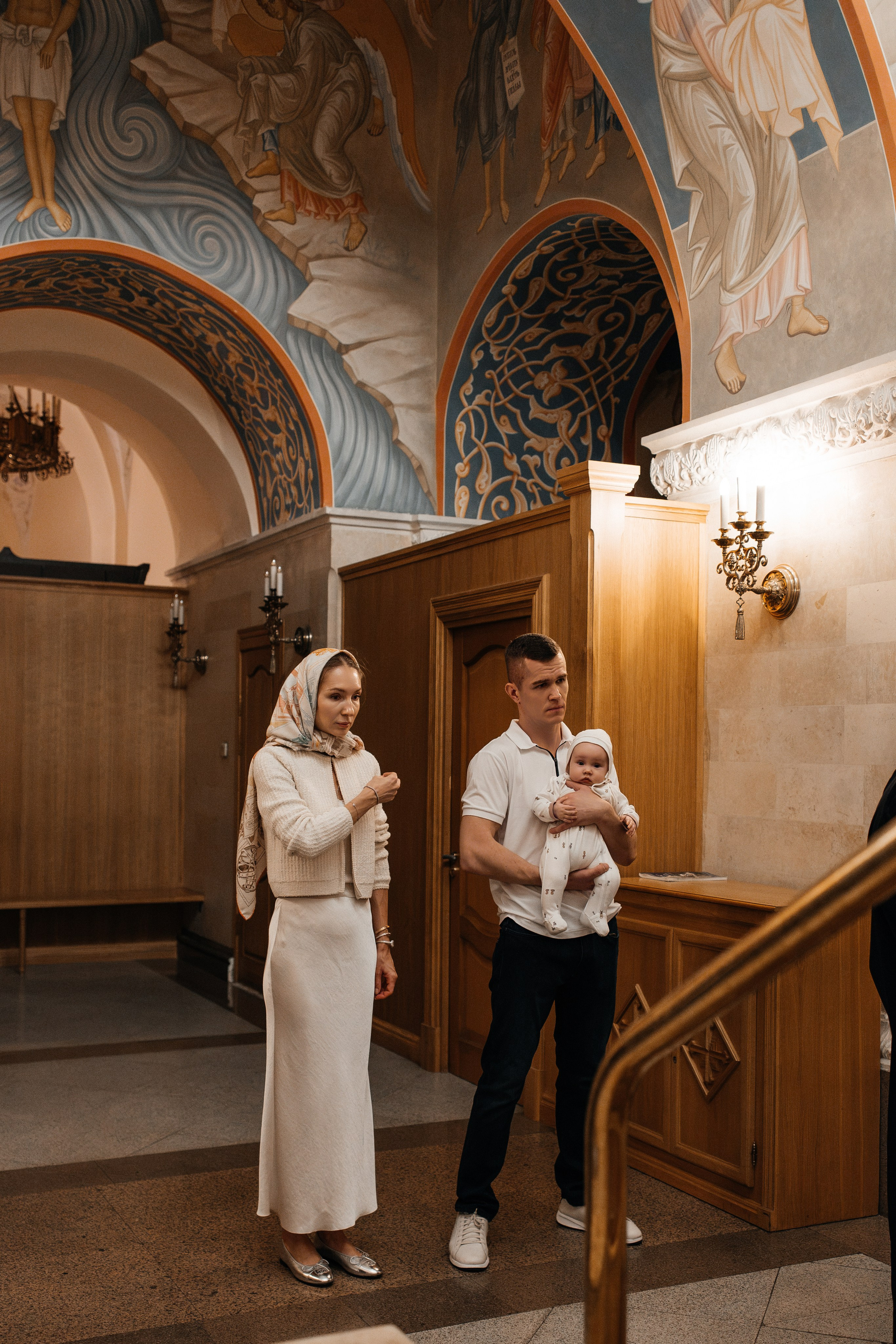 Крещение Анны. Семейный фотограф в Москве Алина Киблина