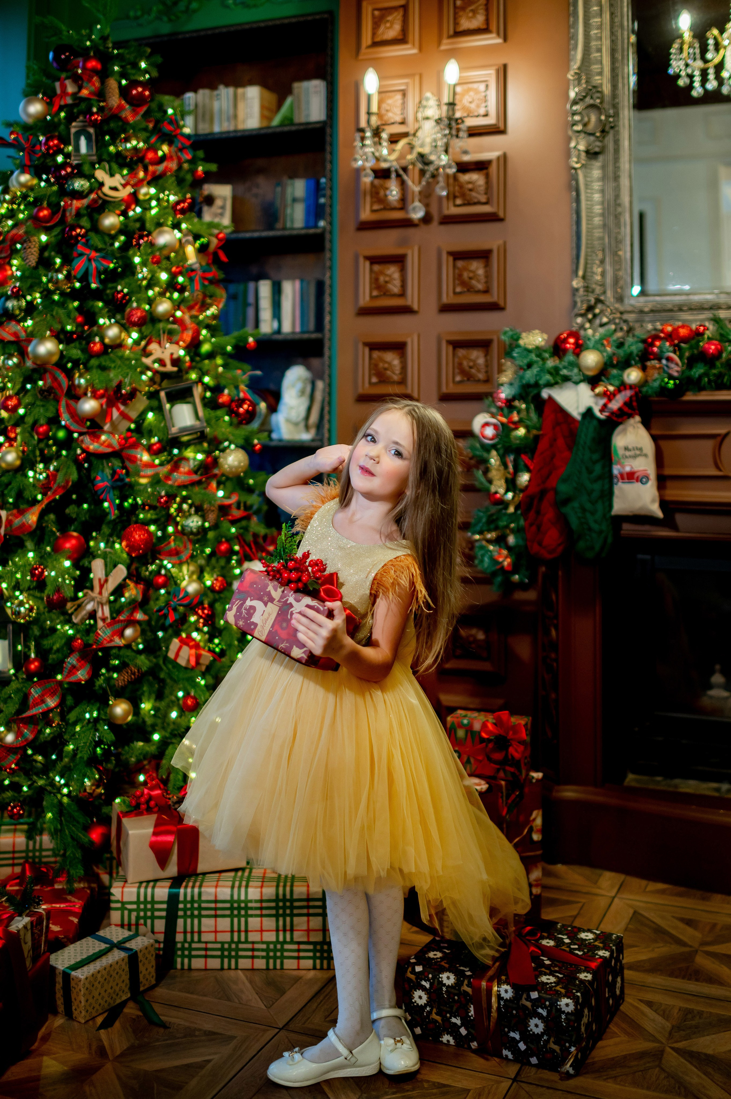 Новогодняя фотосессия в Leona Stage. Портретный, семейный и свадебный фотограф в Санкт-Петербурге и в Пушкине Ширяев Денис