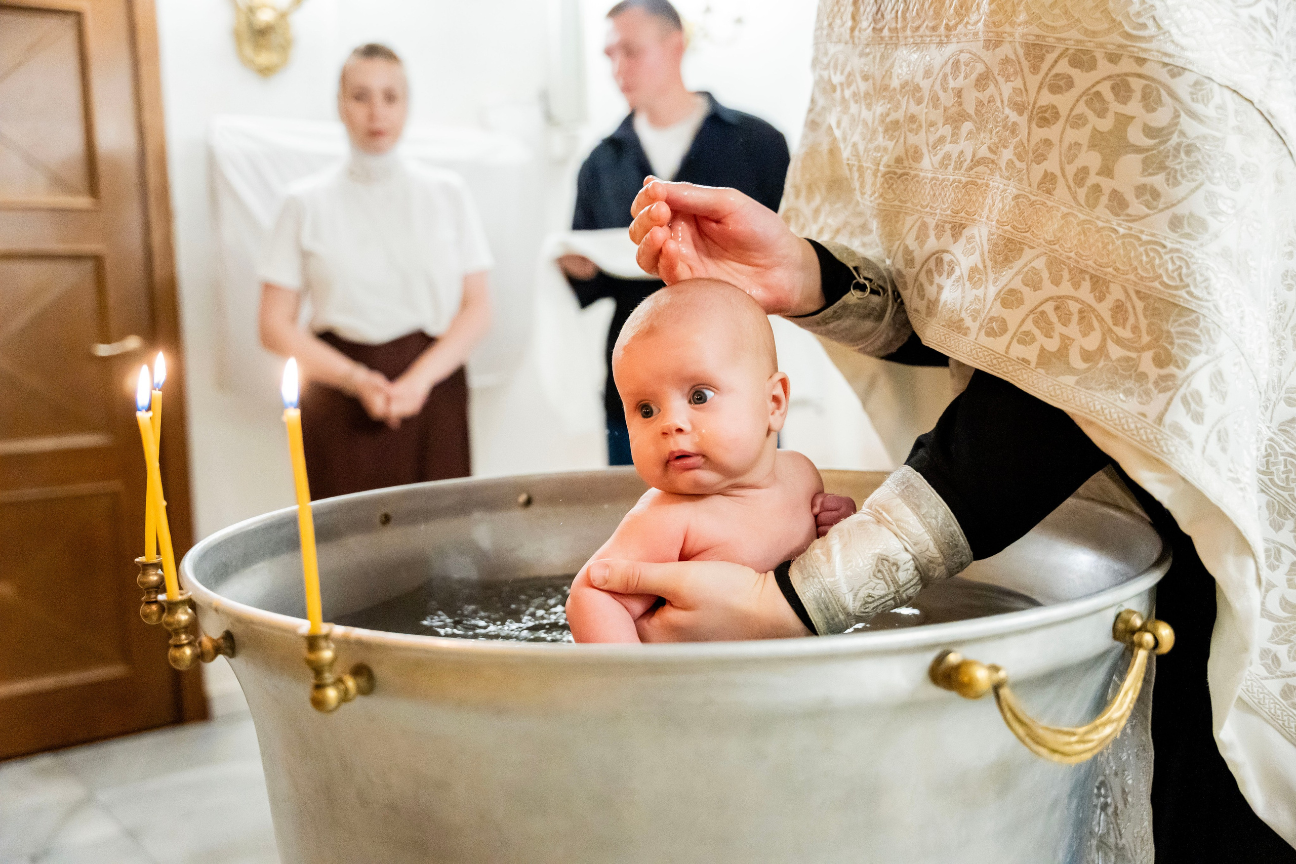 Крещение Льва. Фотограф Юлия Попова