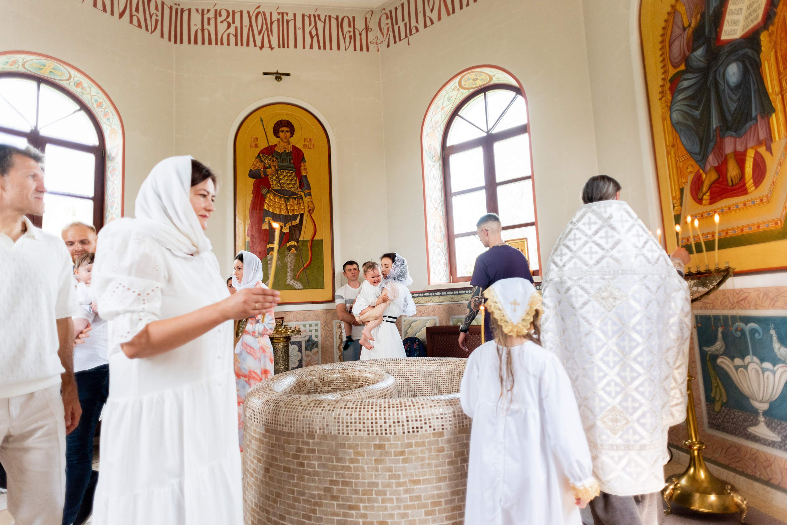 Крещение Ники. Фотограф Юлия Попова