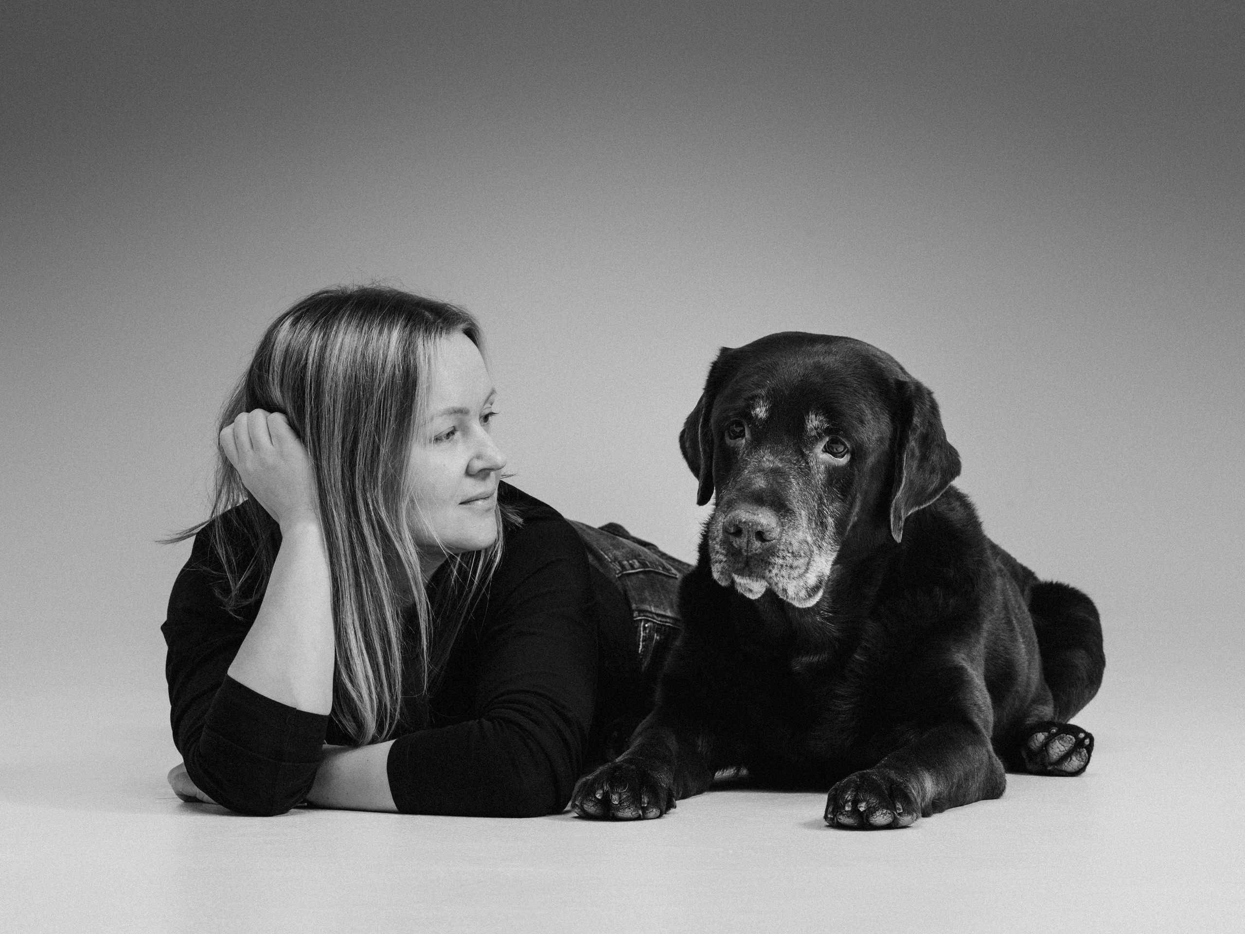 Оля и Шерлок. Семейный фотограф анималист Ананьева Мария — Москва