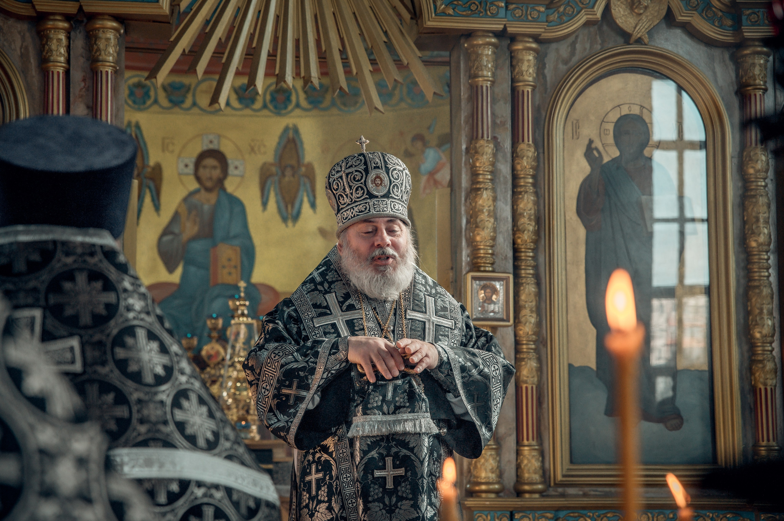 Преждеосвящение Даров. Храм Серафима Саровского. Церковный, семейный и репортажный фотограф Волгоград, Волжский