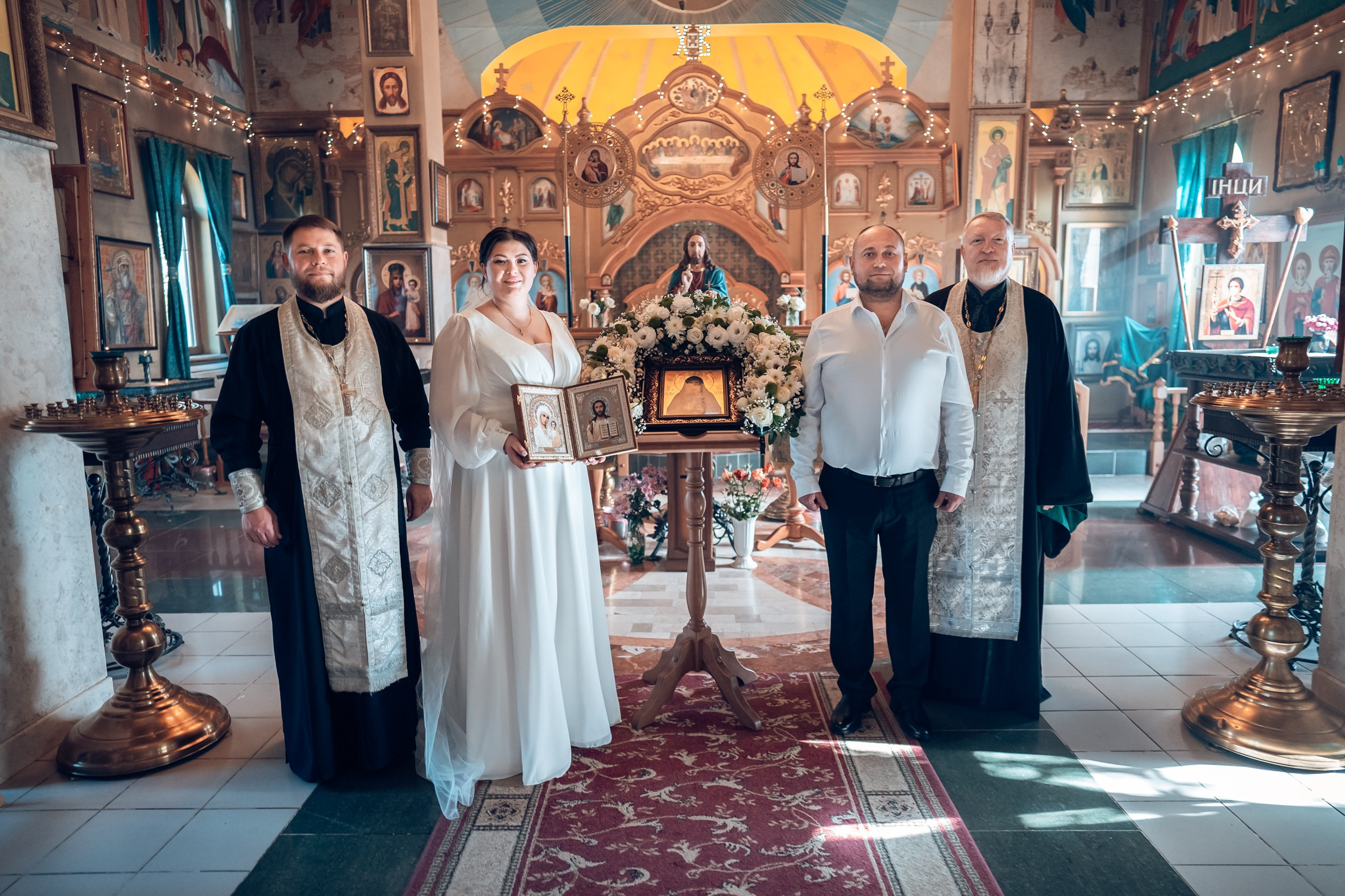 Венчание в храме Прп. Сергия Радонежского с. Орлиное. Церковный фотограф Севастополь