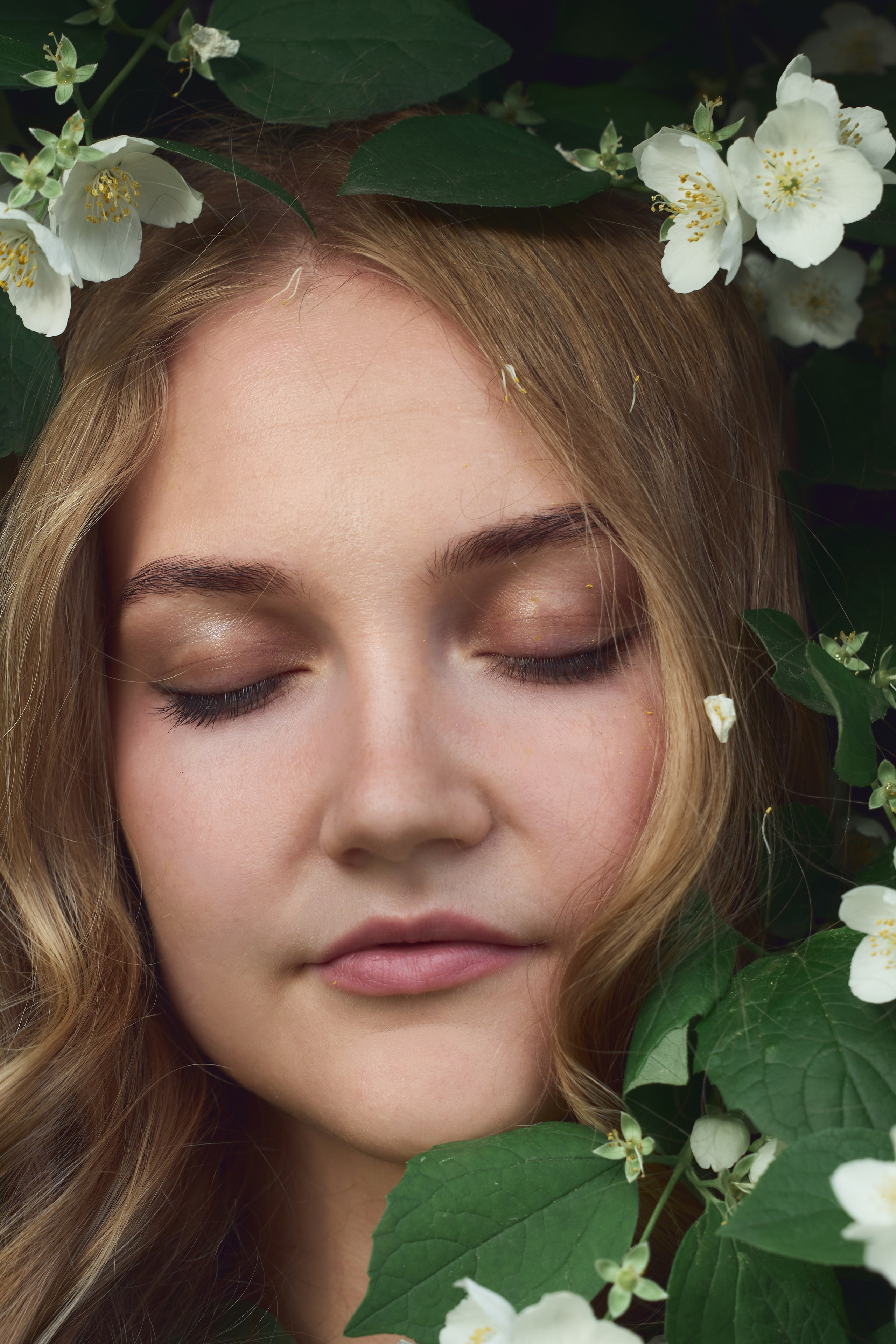 Съемка Анастасии в жасмине. Фотограф Светлана Боровикова в Домодедове