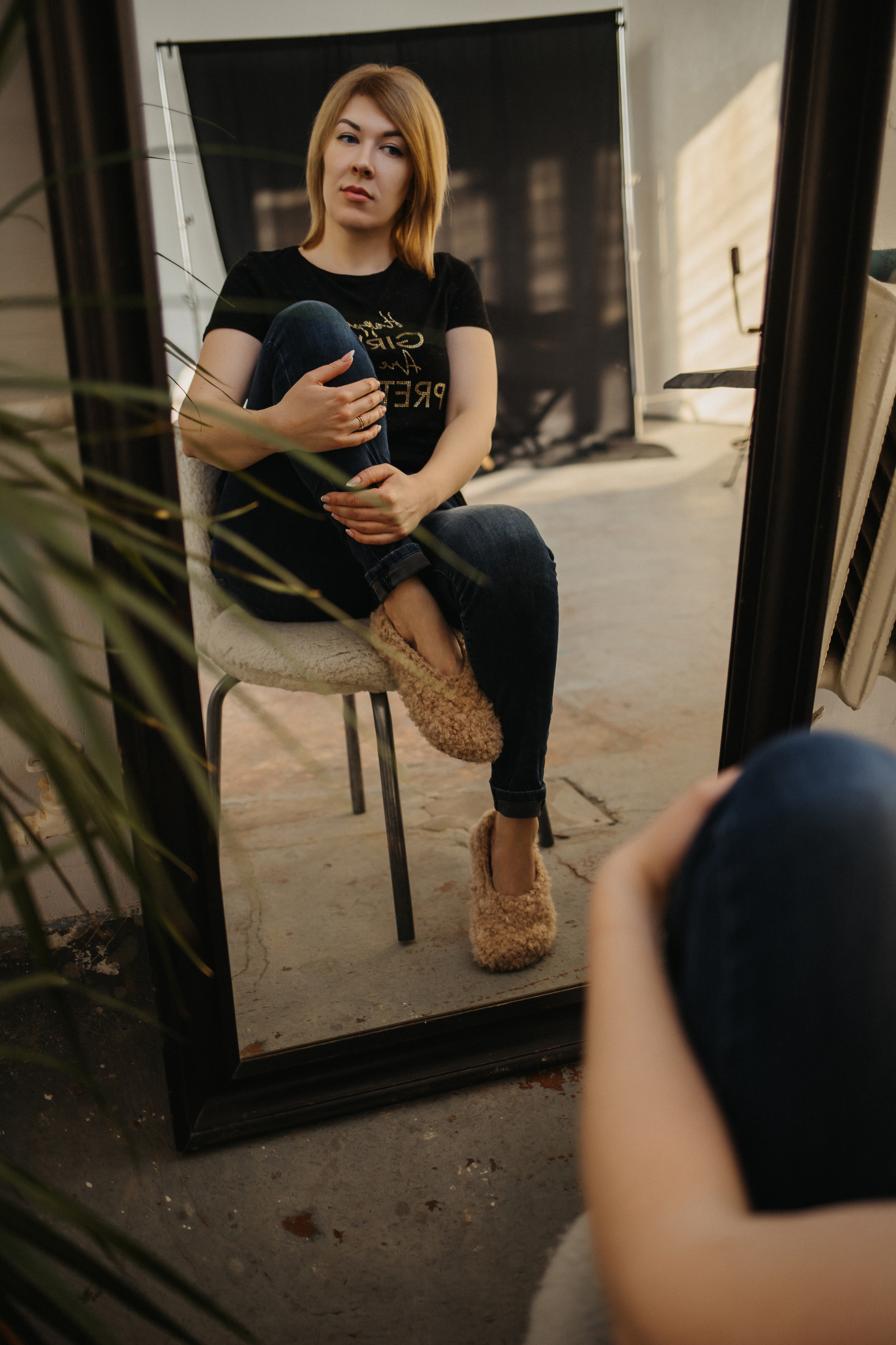 Для контента (тапочки). Фотограф Нижний Новгород