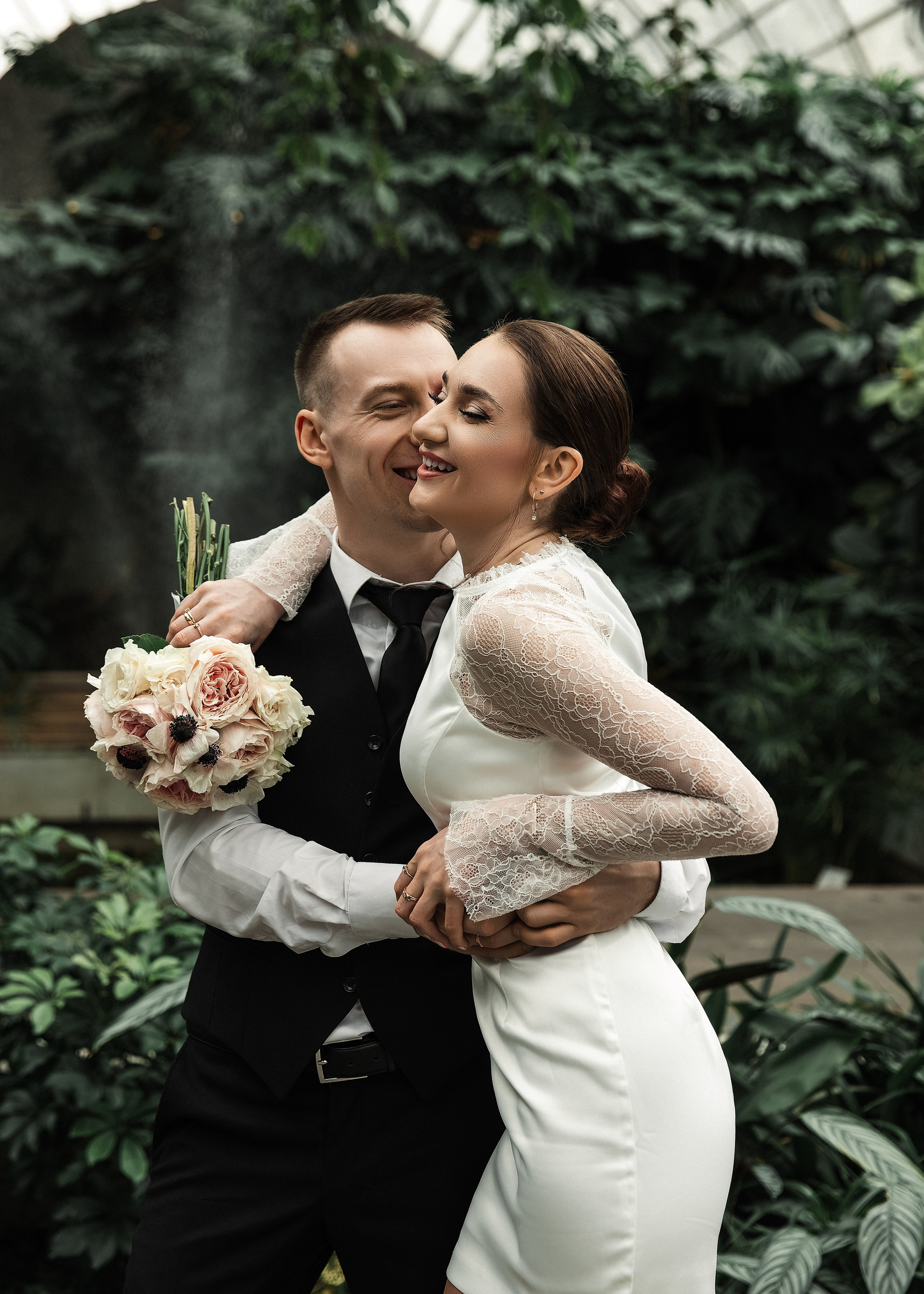 Ксения и Сергей — свадьба в Оранжерее. Свадебный и портретный фотограф в Санкт-Петербурге Анна Демьянова