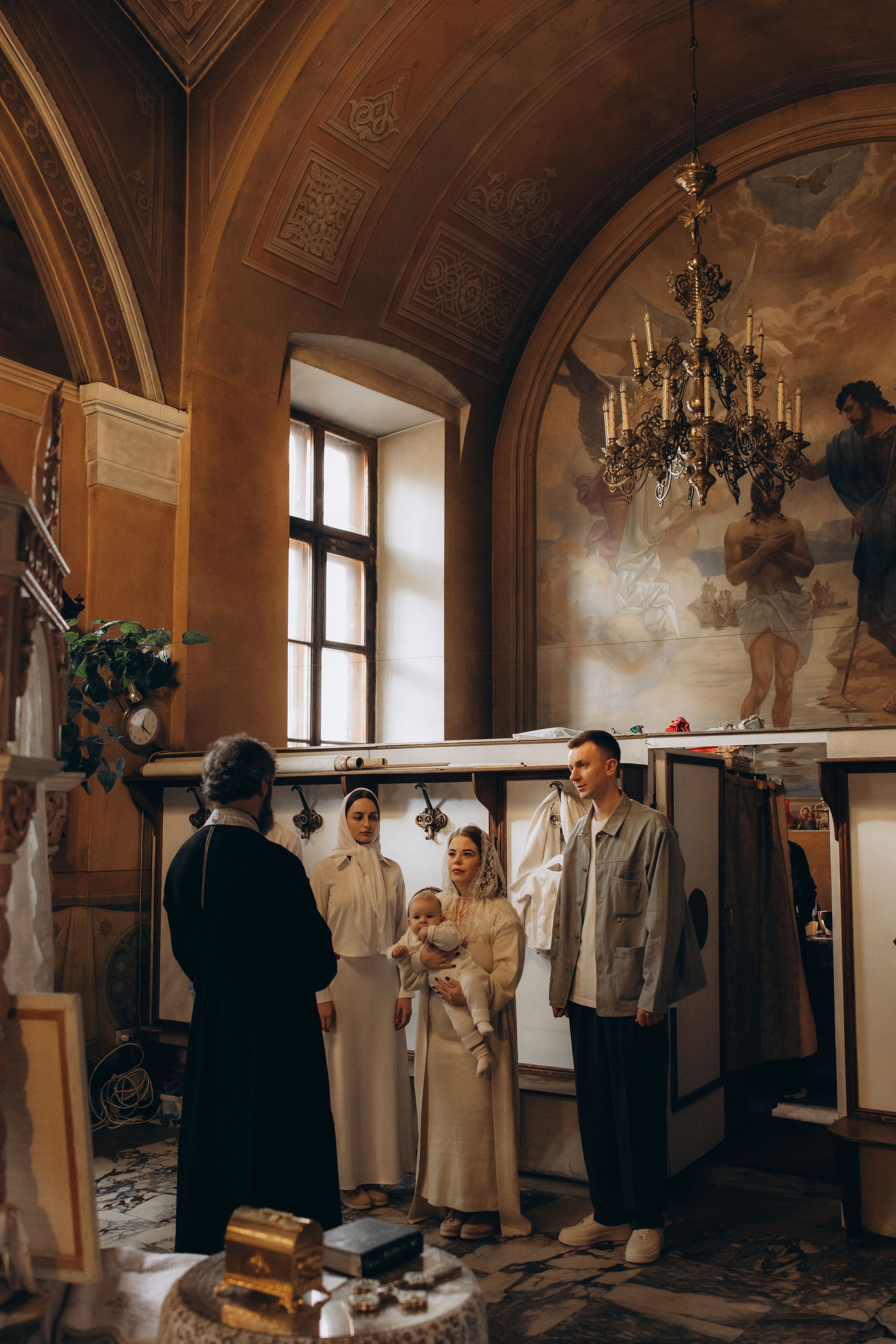 Крещение Макара. Семейный фотограф Москва Наталия Осьмакова