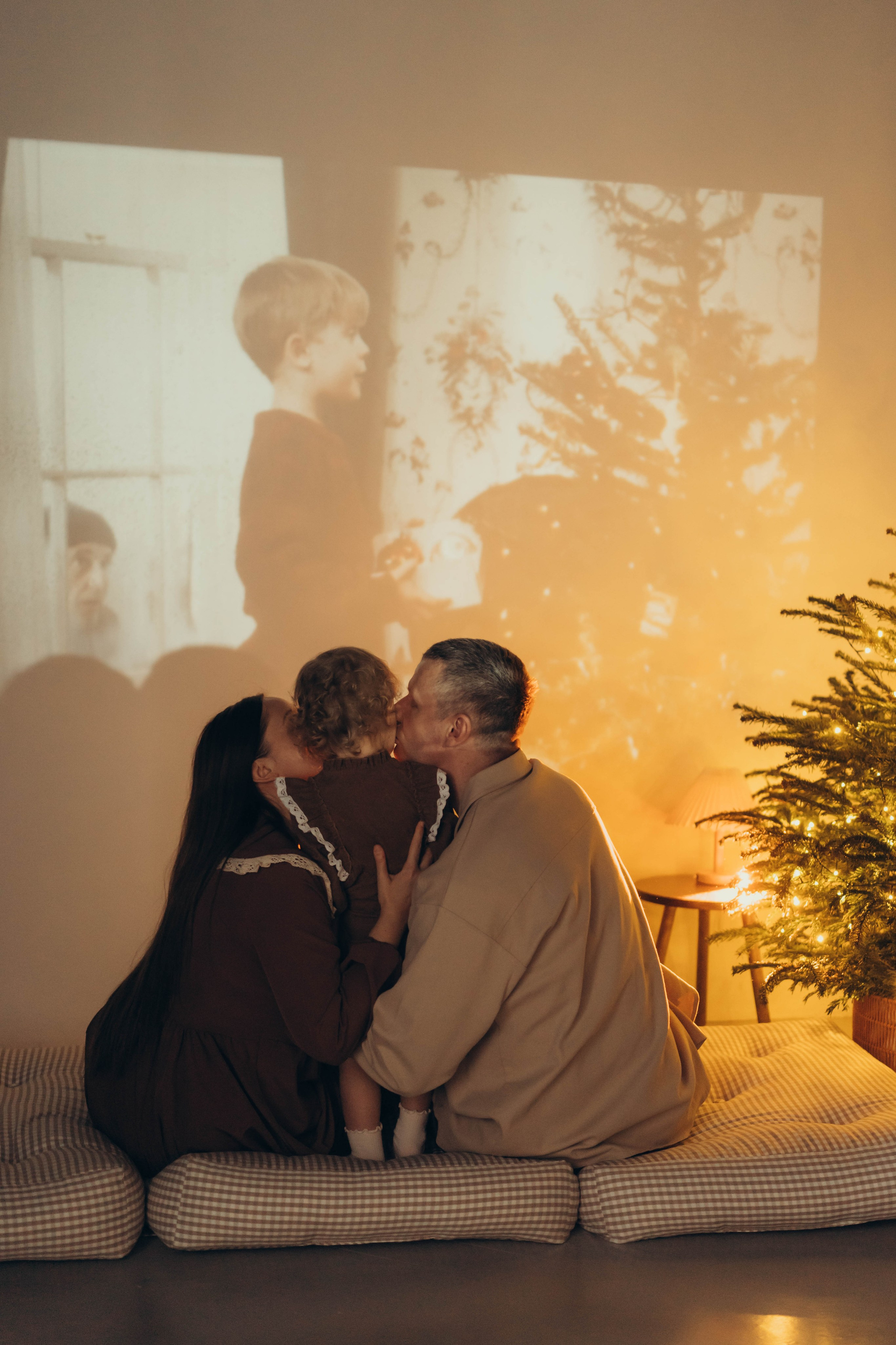 Екатерина, Николай и малышка Аня