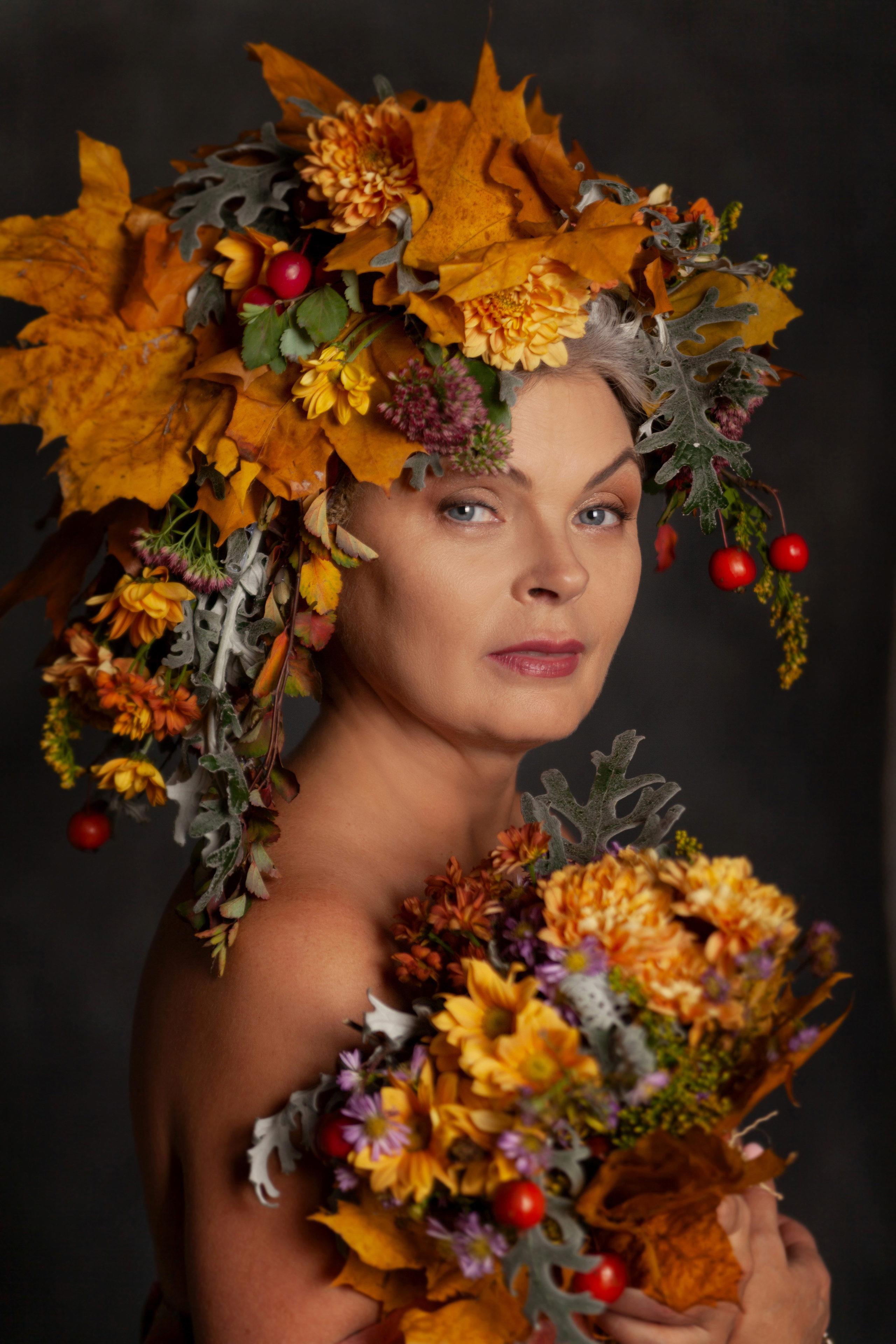 Фотодень ЦВЕТЫ И ЛИСТЬЯ. Портретный фотограф в СПб Ирина Маринина