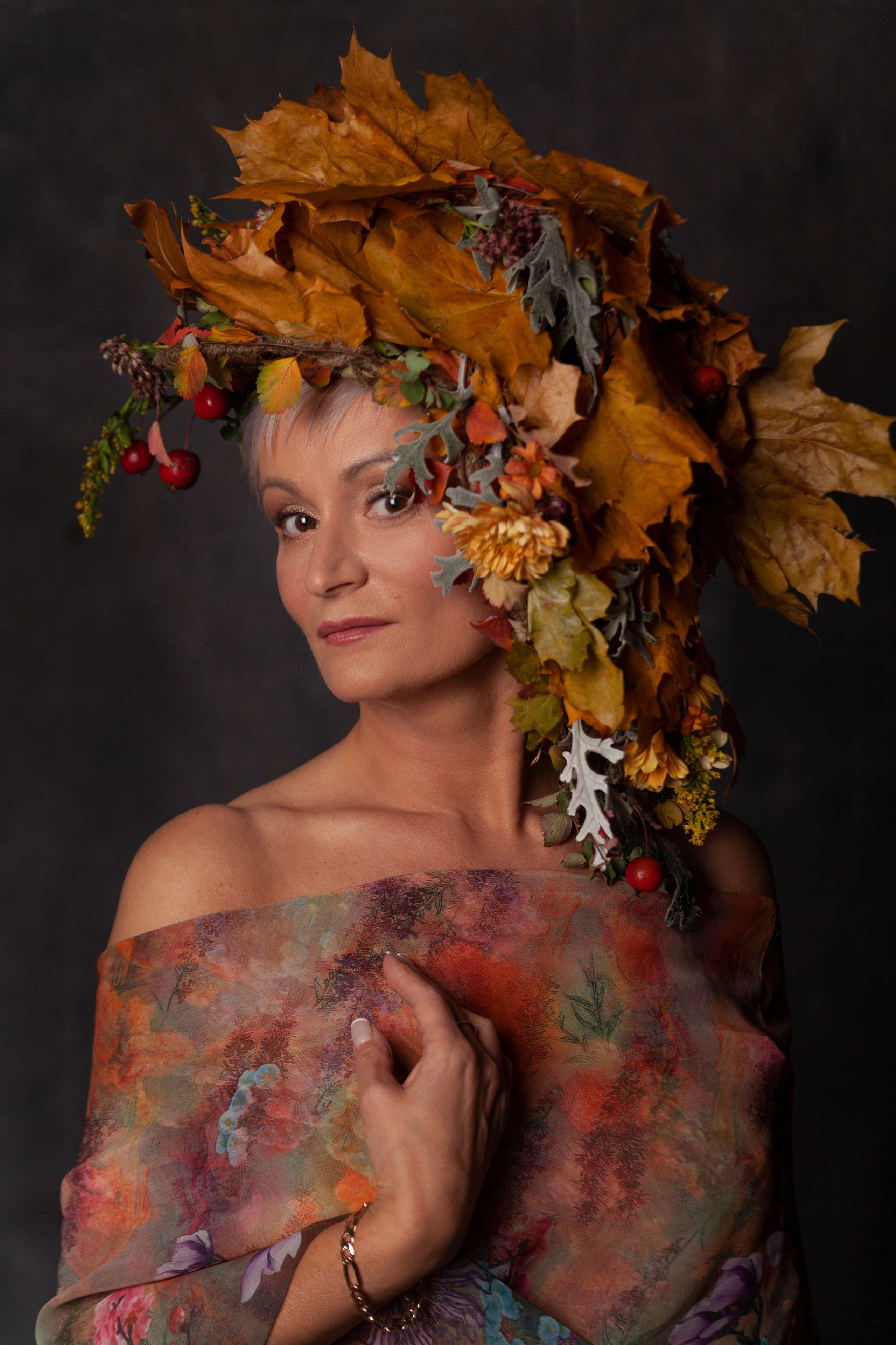 Фотодень ЦВЕТЫ И ЛИСТЬЯ. Портретный фотограф в СПб Ирина Маринина