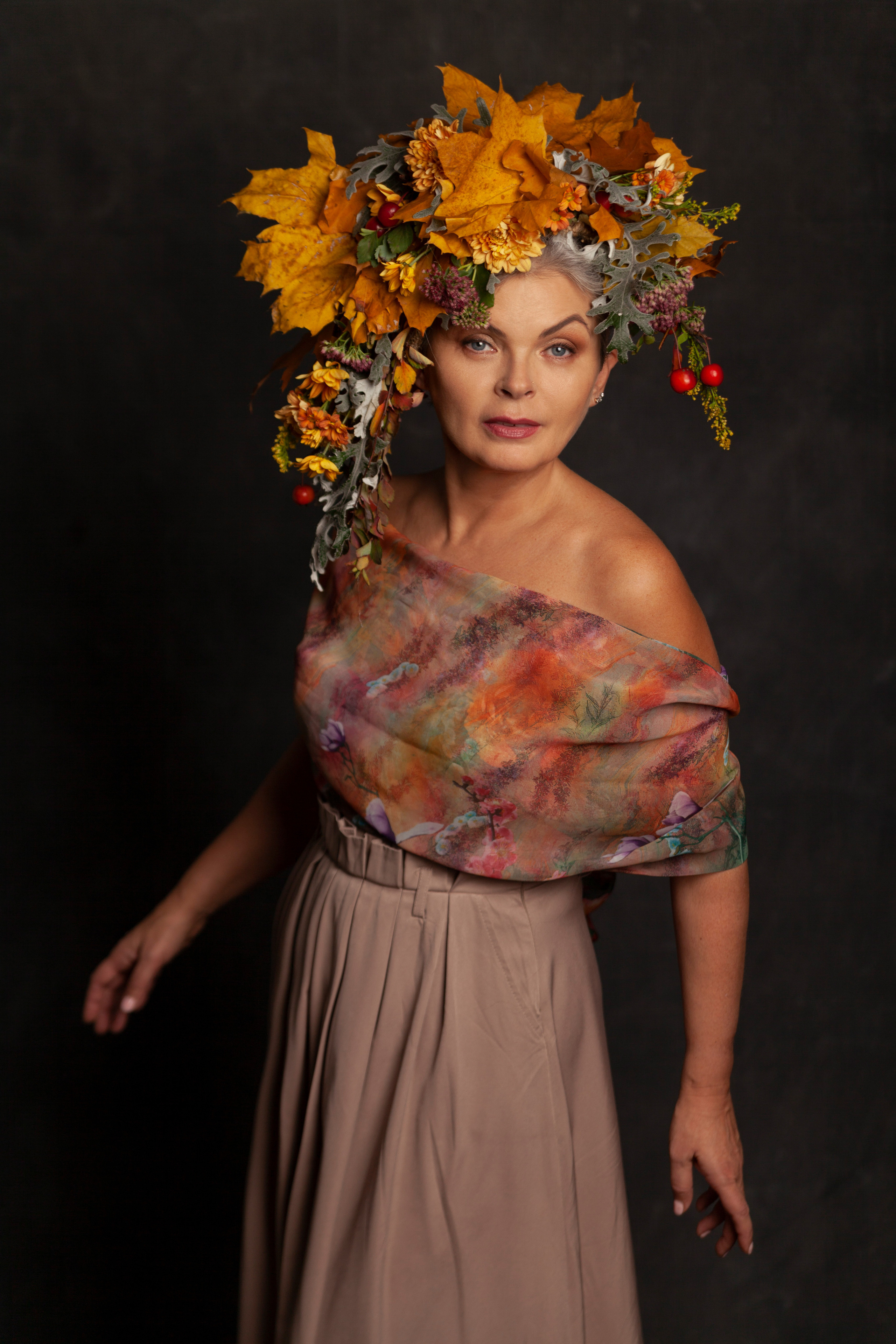 Фотодень ЦВЕТЫ И ЛИСТЬЯ. Портретный фотограф в СПб Ирина Маринина