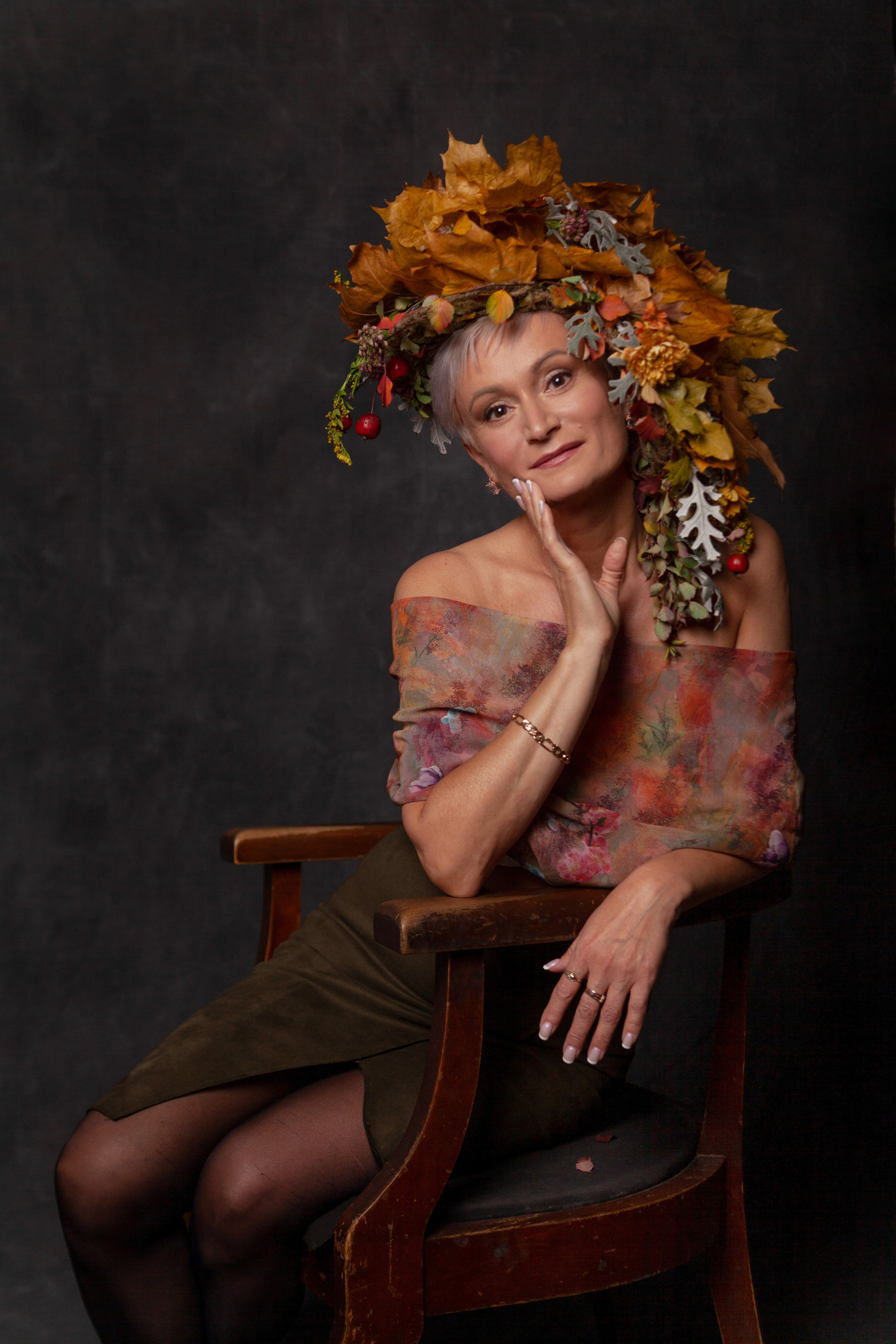 Фотодень ЦВЕТЫ И ЛИСТЬЯ. Портретный фотограф в СПб Ирина Маринина