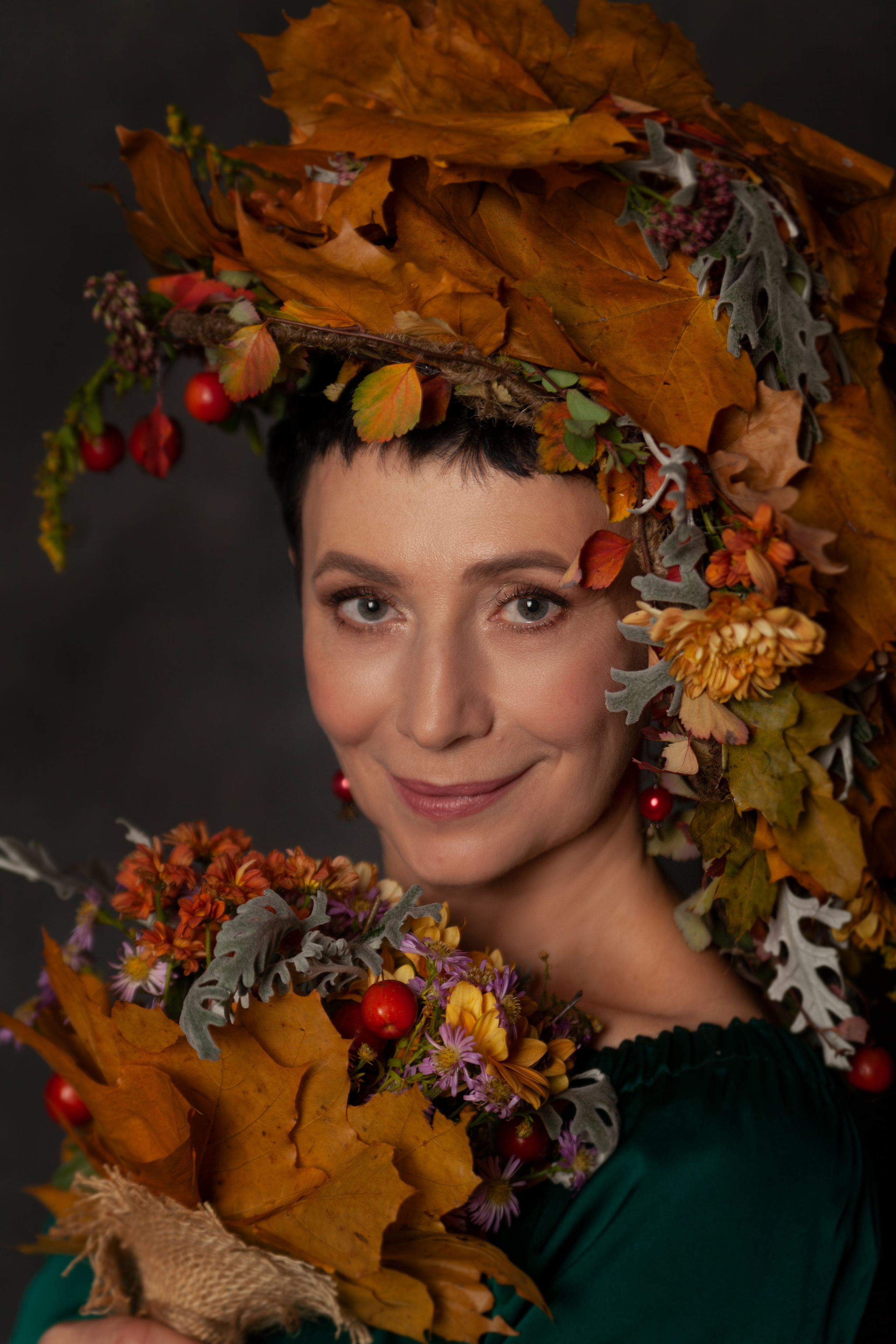 Фотодень ЦВЕТЫ И ЛИСТЬЯ. Портретный фотограф в СПб Ирина Маринина