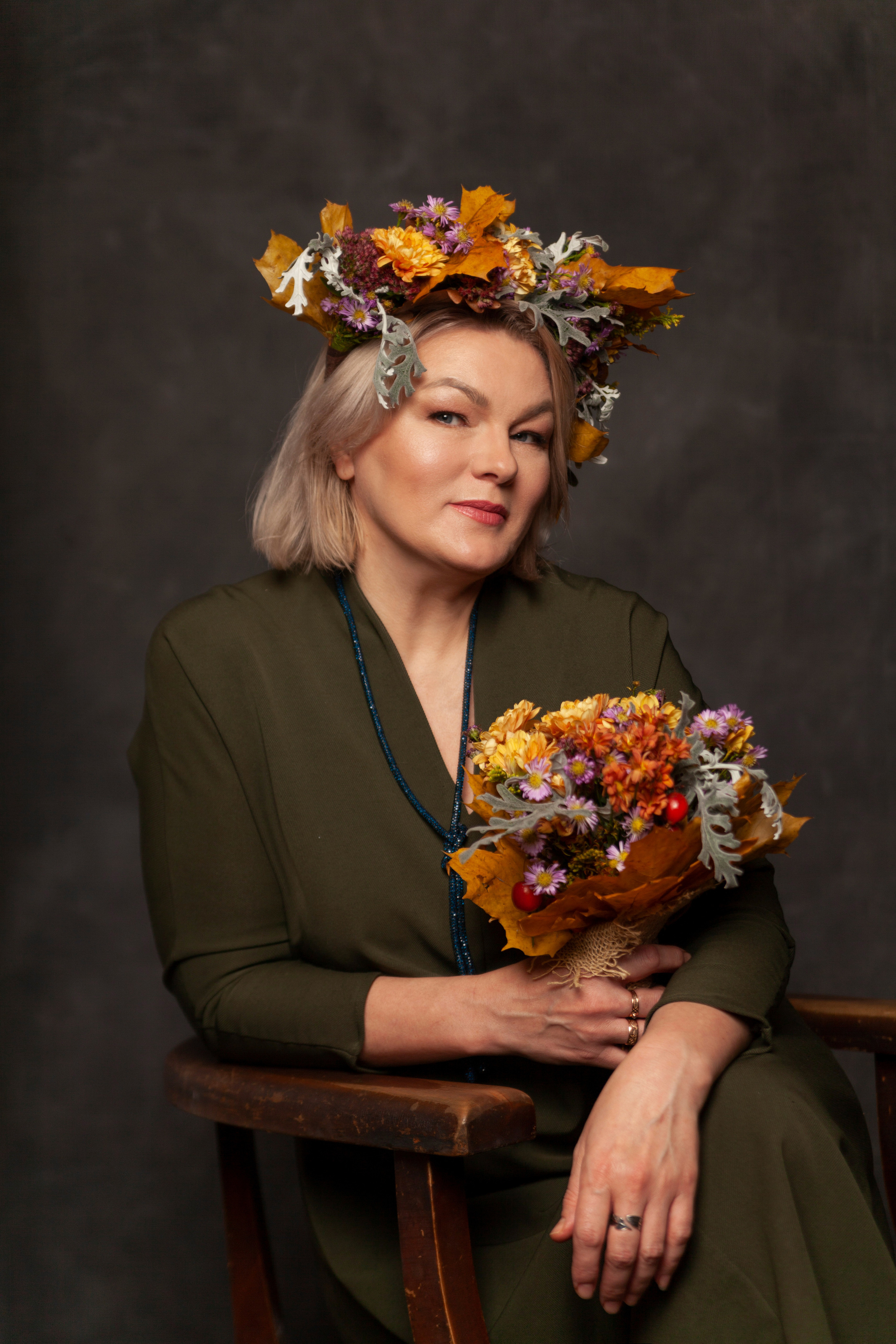 Фотодень ЦВЕТЫ И ЛИСТЬЯ. Портретный фотограф в СПб Ирина Маринина