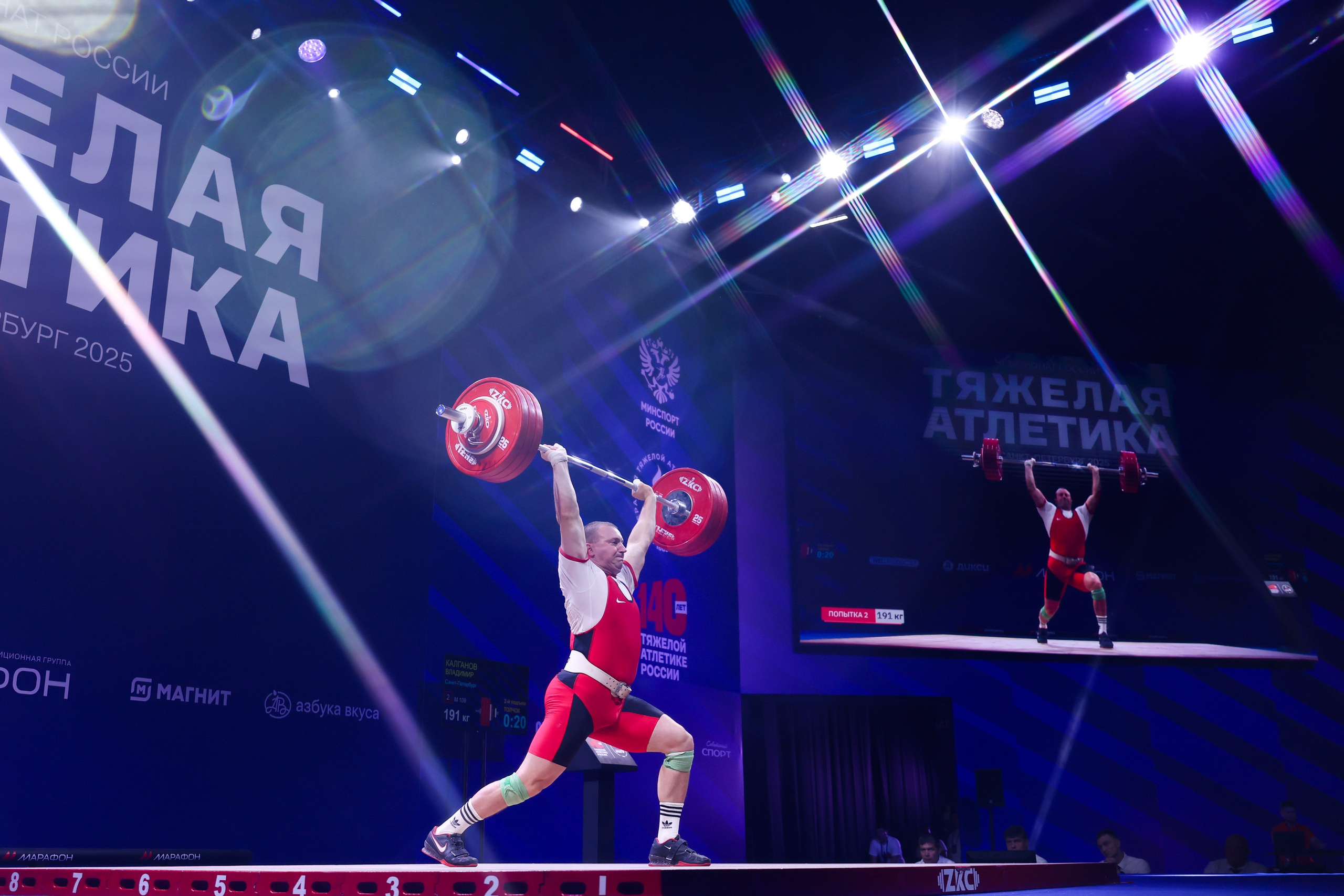 Чемпионат России по тяжелой атлетике 2025. Спортивный и репортажный фотограф Антон Тереханов