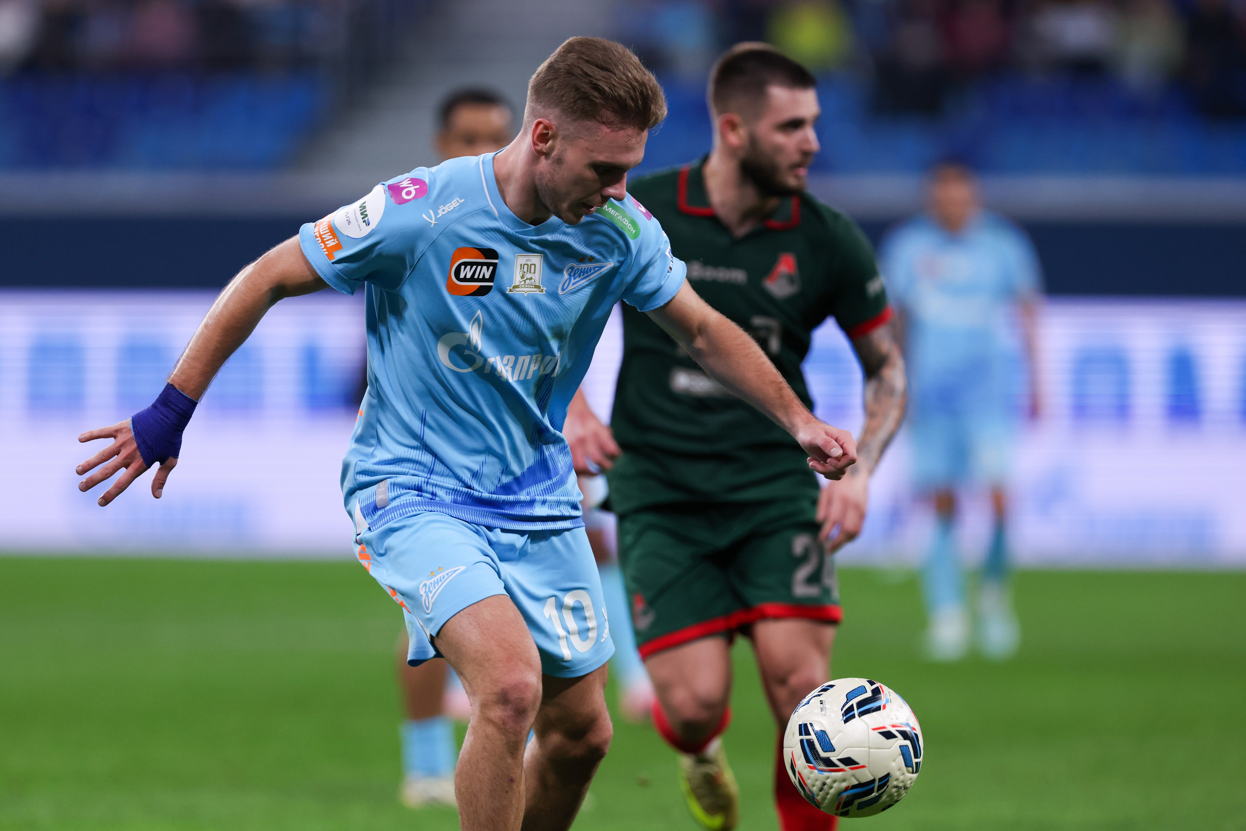 ФК «Зенит» — ФК «Локомотив» 14 тур РПЛ 01.11.2025. Спортивный и репортажный фотограф Антон Тереханов