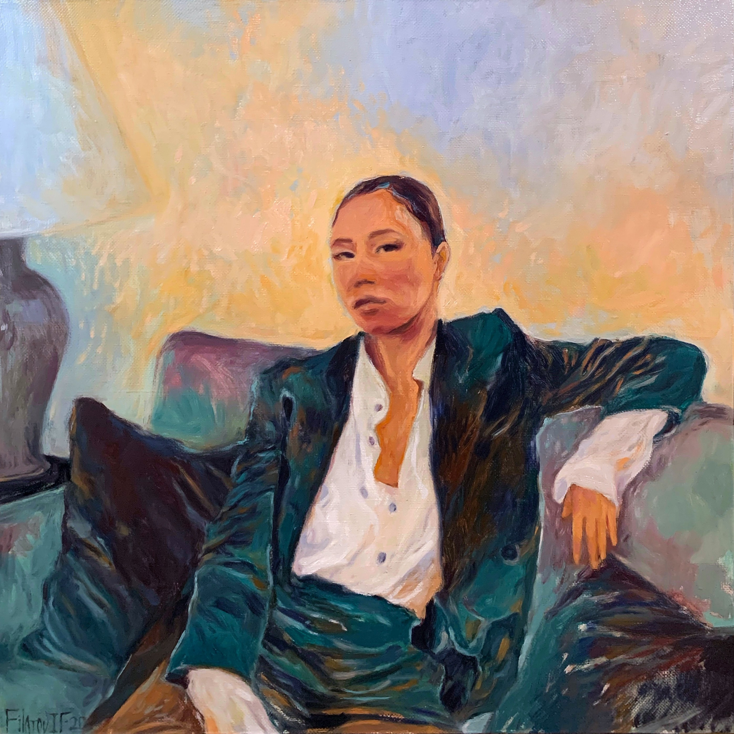 PORTRAITS. Visual artist Ilia Filatov