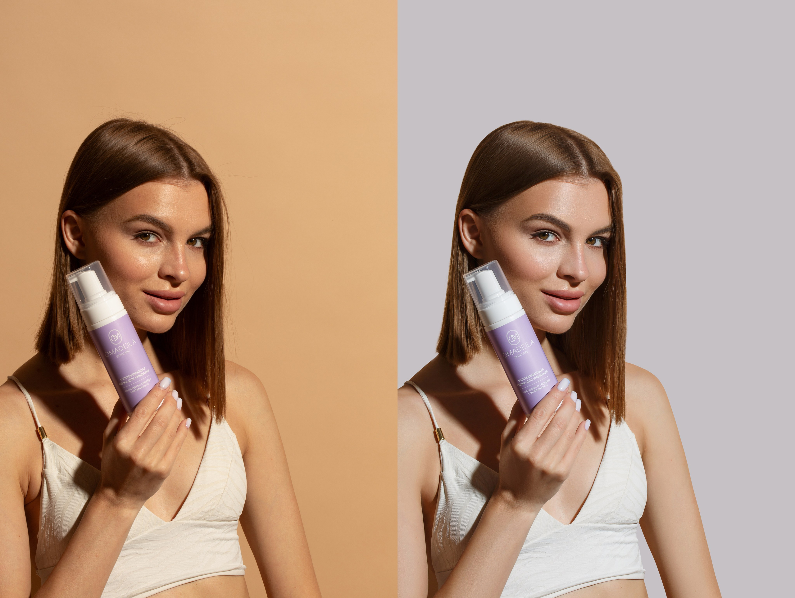 Профессиональная обработка портретов для рекламы косметики | Студия SVITHART