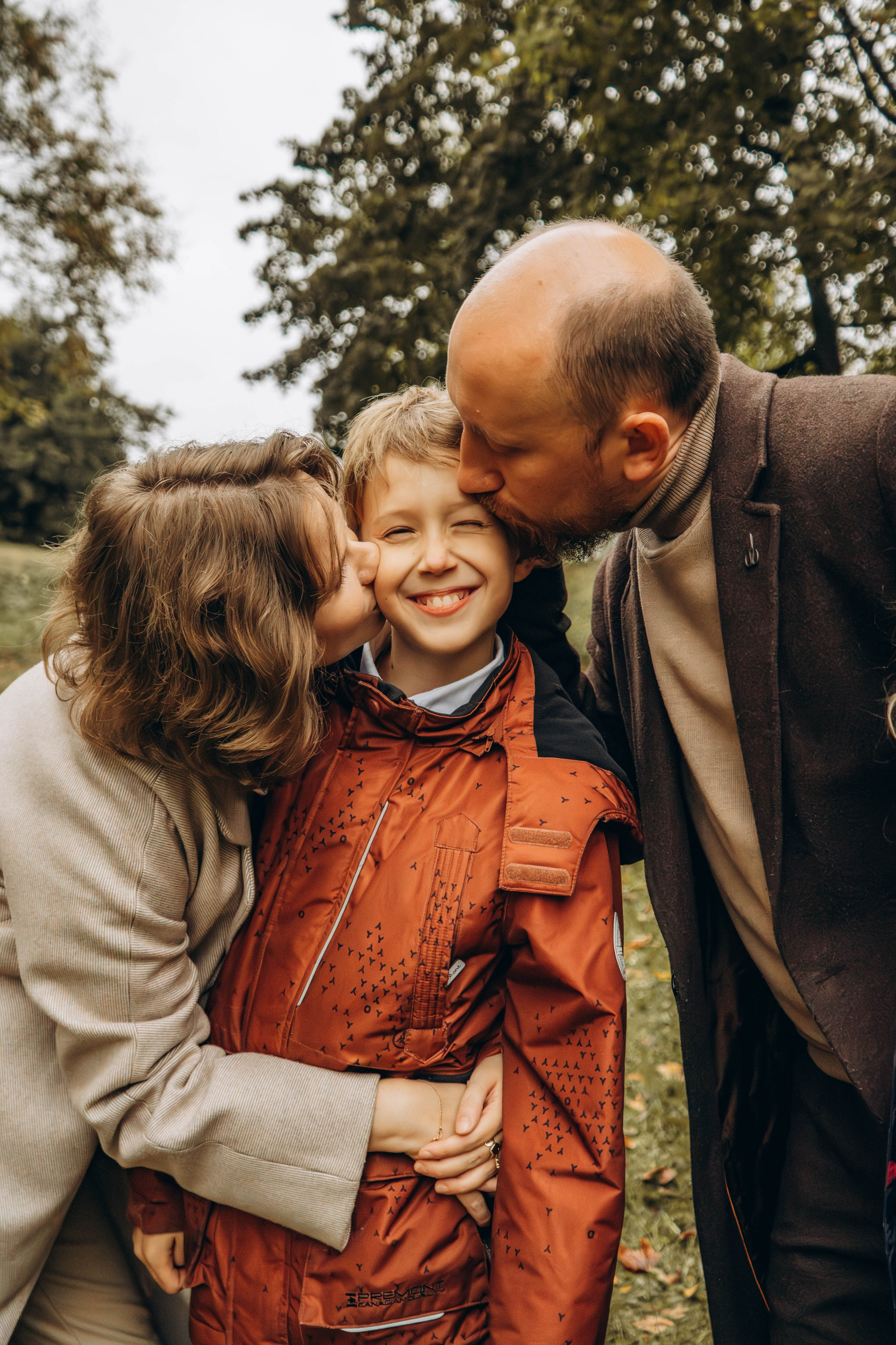 Осенняя семейная съемка в парке Царицыно. Фотограф Москва Валерия Веденина