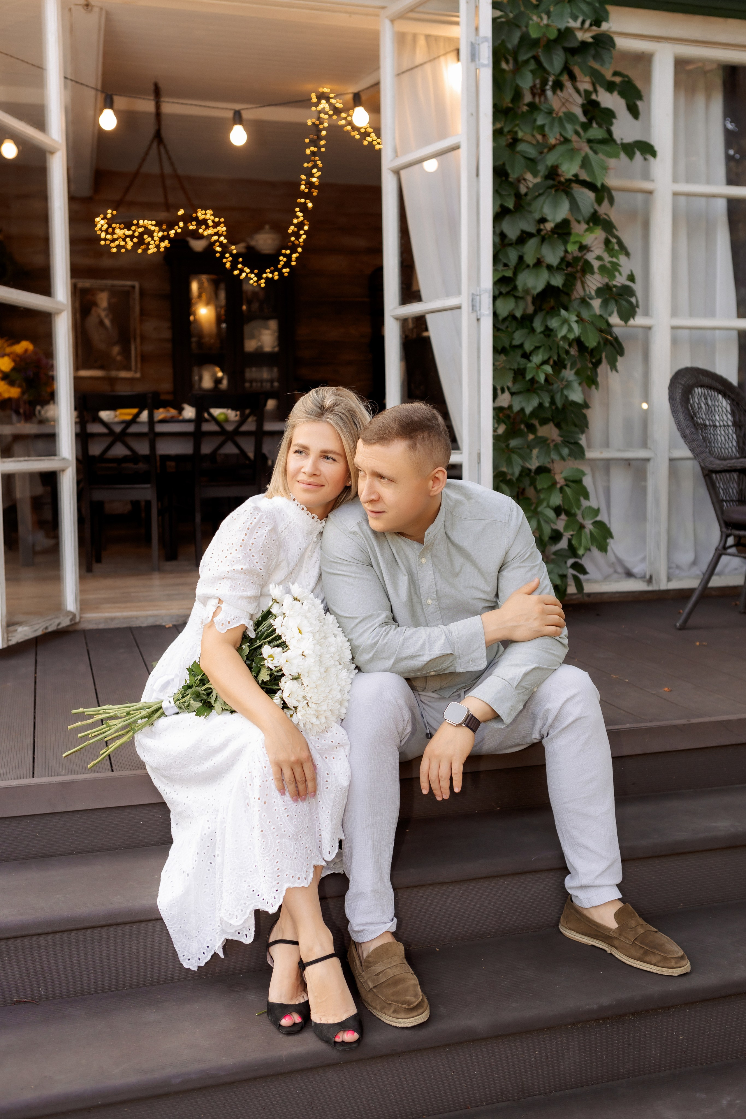 Семейная фотосессия на веранде. Зотова Алена — семейный и женский фотограф в Зеленограде