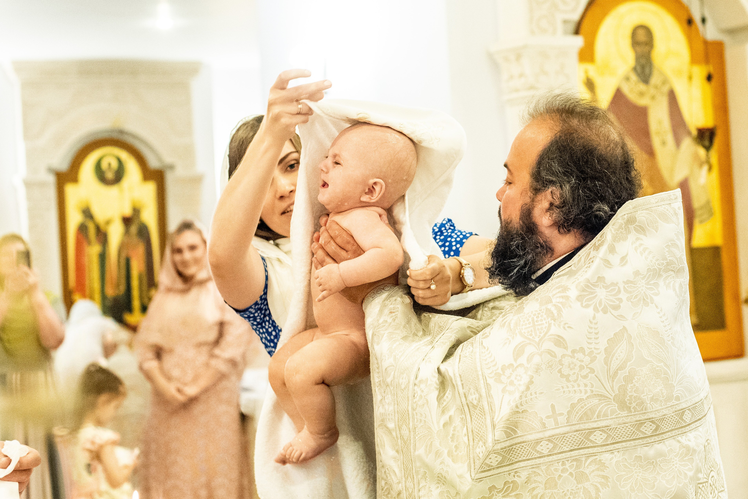 Крещении Ксении. Фотограф Юлия Попова