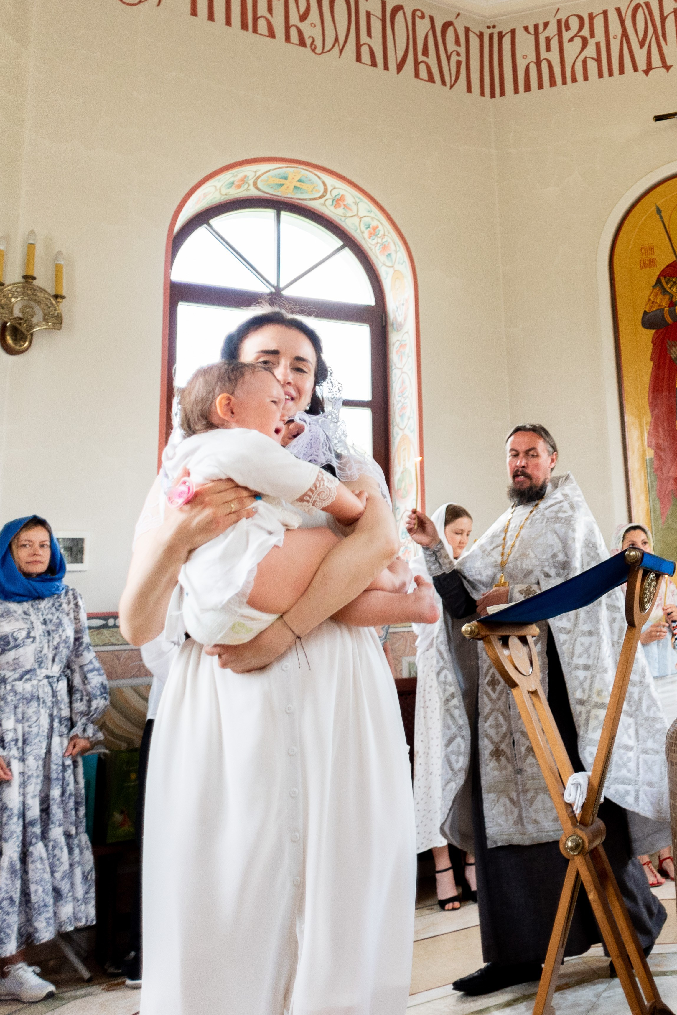 Крещение Ники. Фотограф Юлия Попова