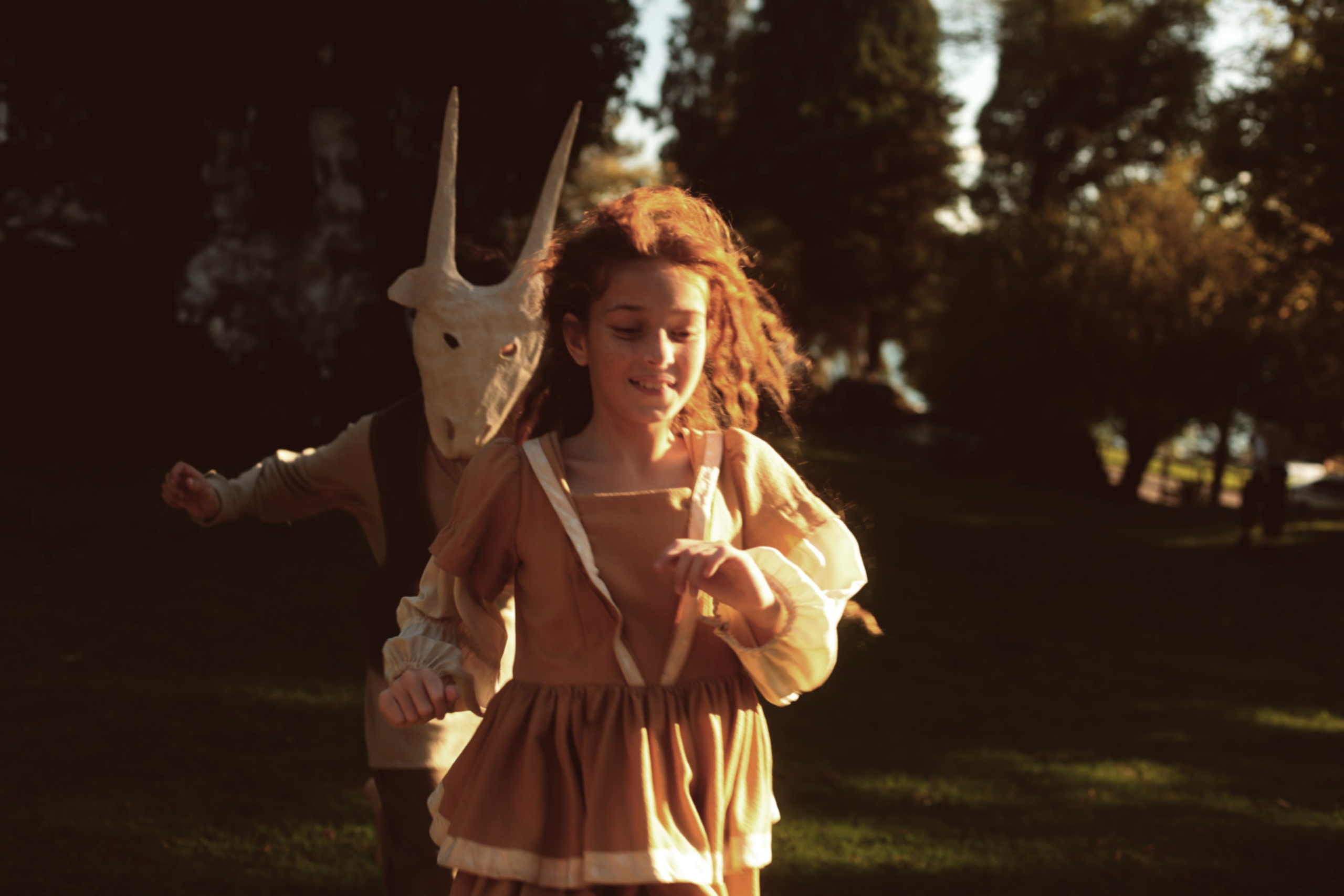 Кинематографическая съемка. Старик и дети. Ekaterina Beridze