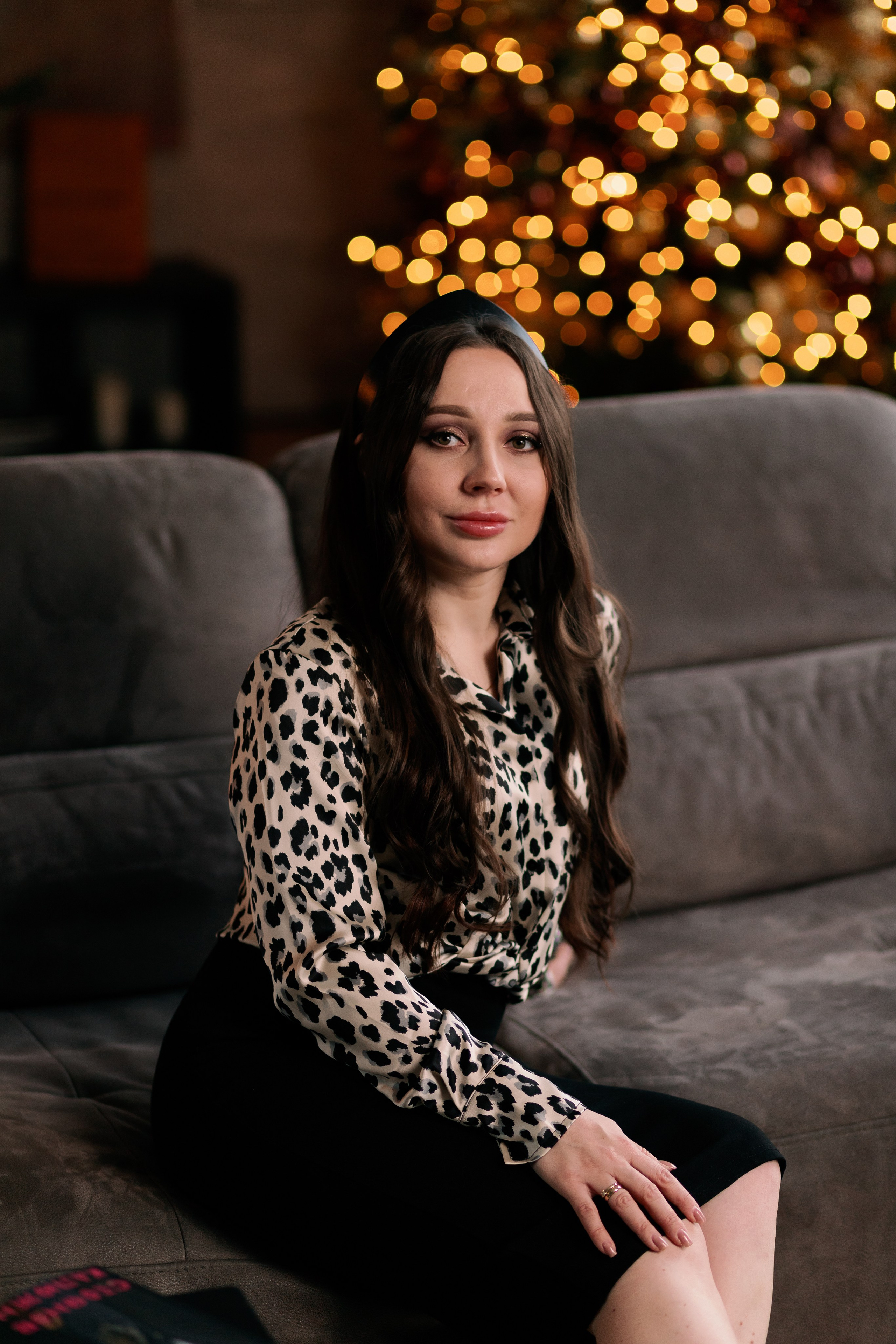 Новогодняя фотосессия для женщин в фотостудии. Фотограф в Санкт-Петербурге, Анна Скворцова