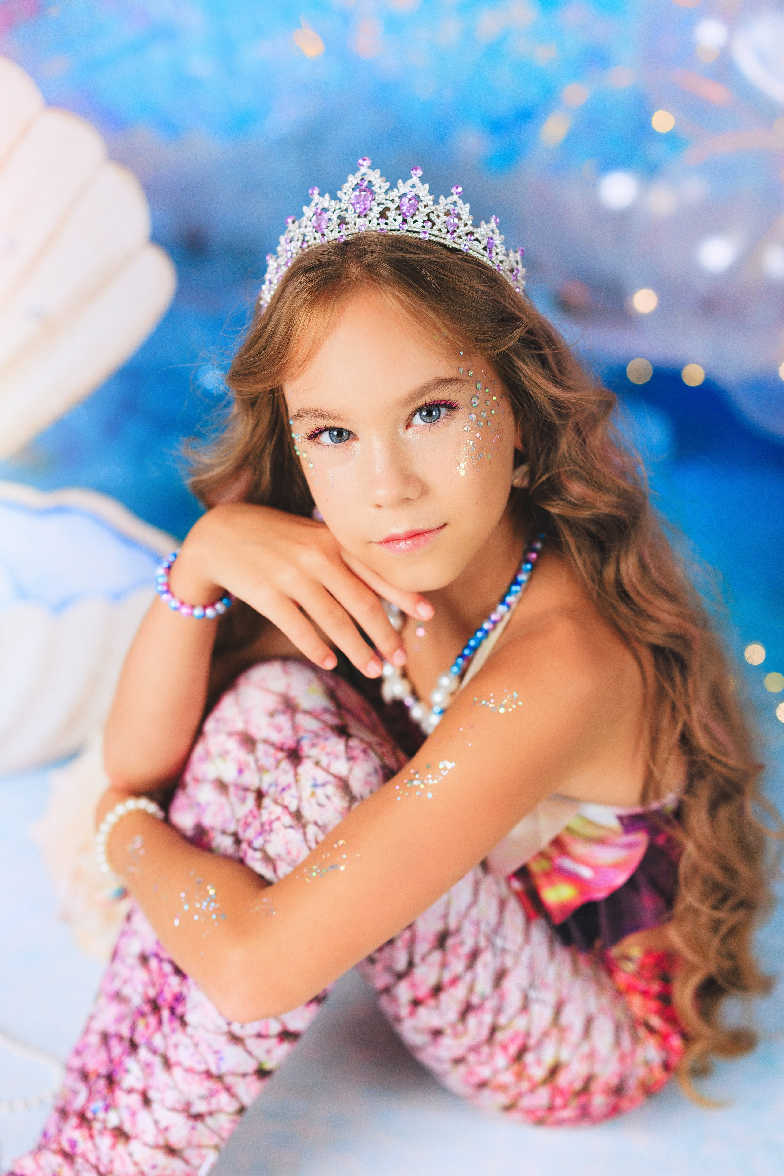 Детская фотосессия в образе «РУСАЛОЧКА», город Краснодар. Семейный и детский фотограф в Краснодаре Анна Трашкова