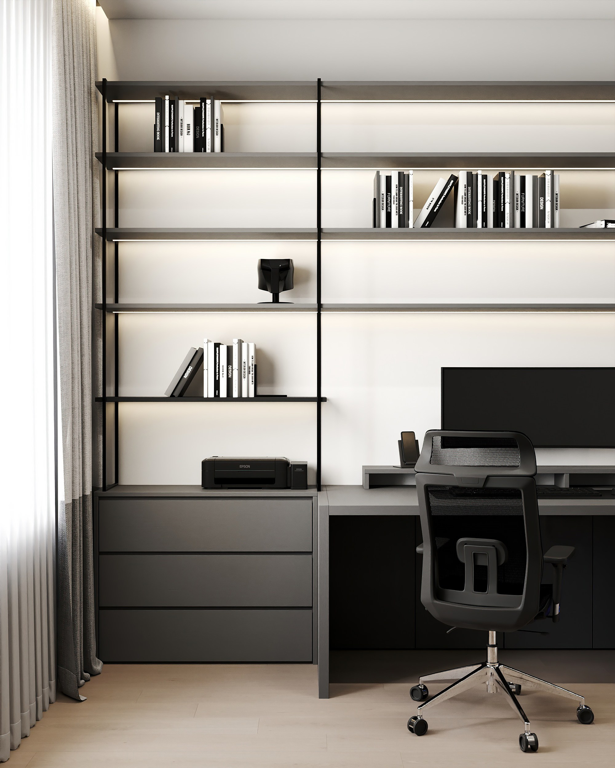 B22_Tretiakova_interiors. 3d визуализатор интерьера Анастасия Лосицкая