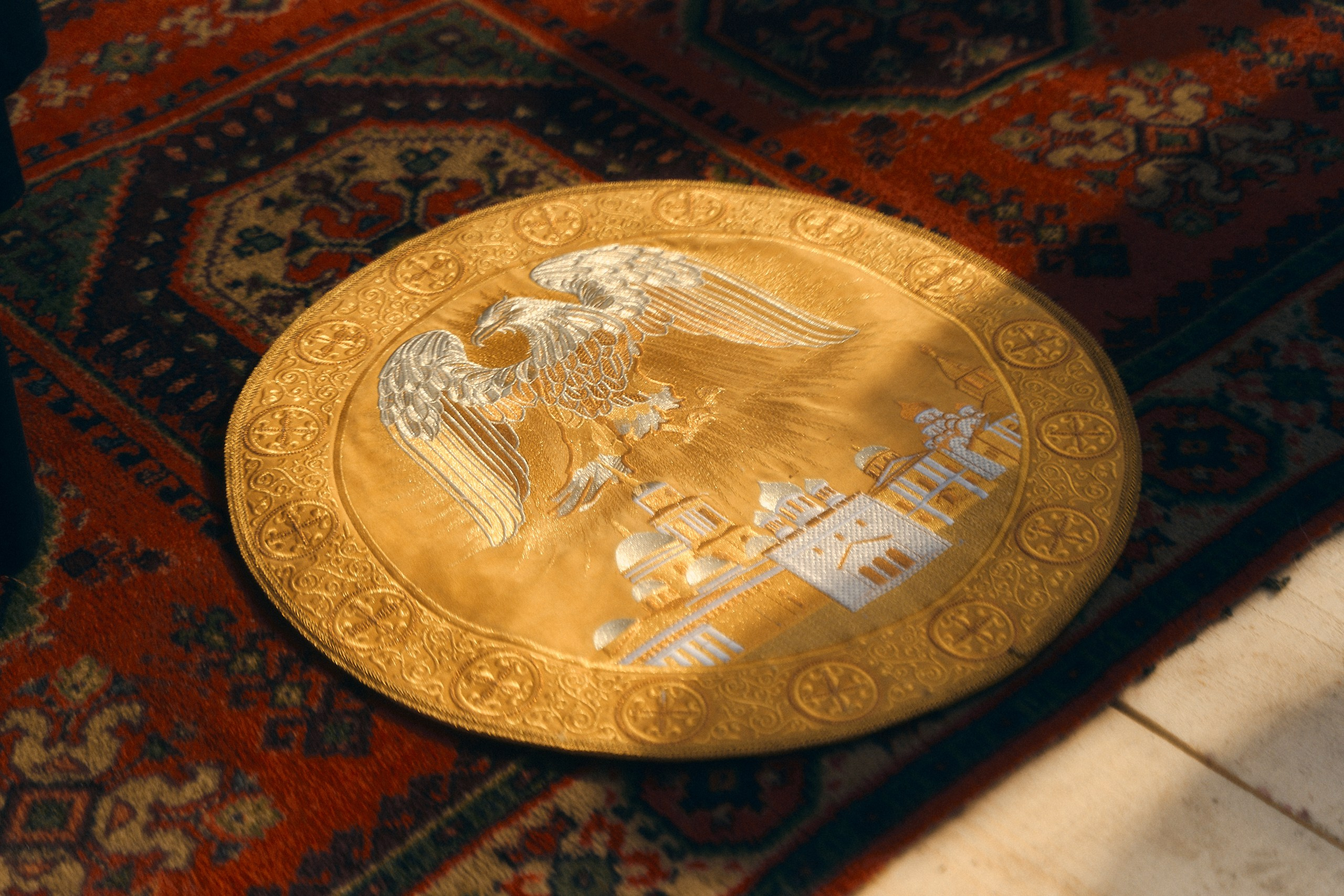 Освящены четыре накупольных креста для Георгиевской церкви в Торжке