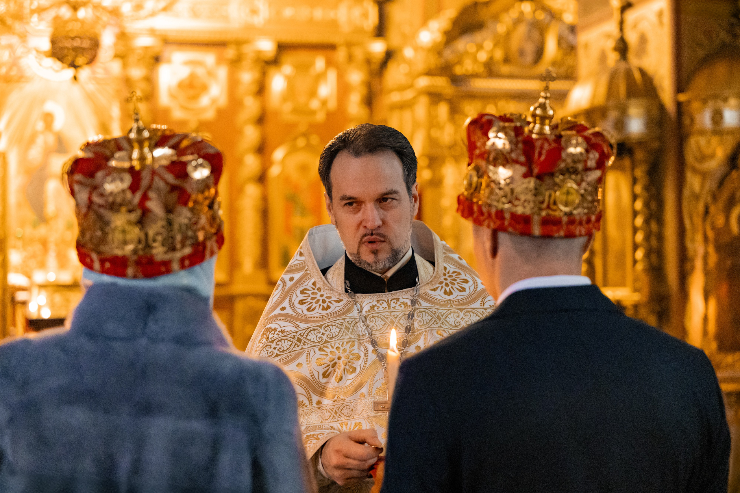 Венчание в Преображенском соборе. Фотограф Белгород