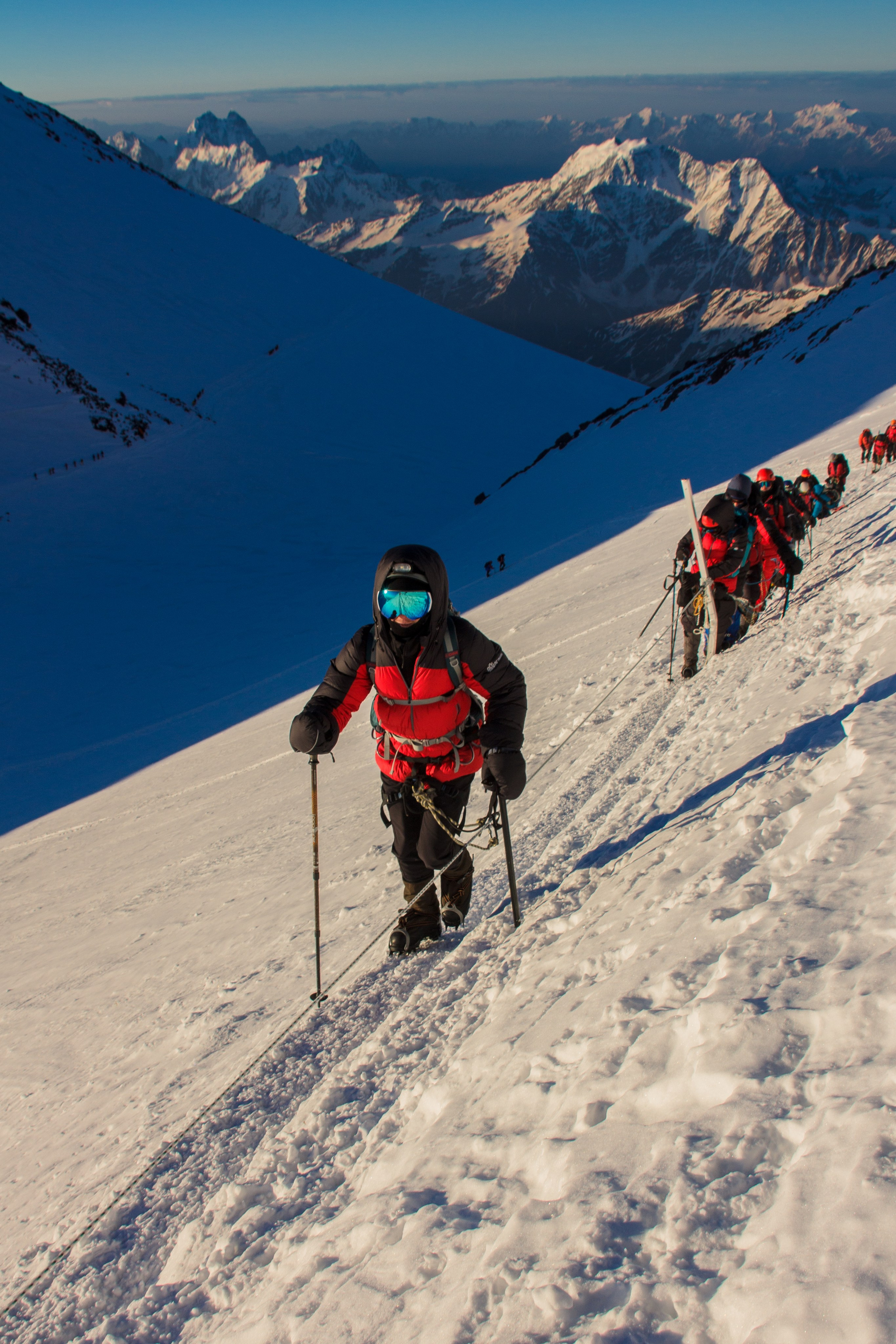 Восхождение на Эльбрус (пример съемки). Фотограф Котий Даниил