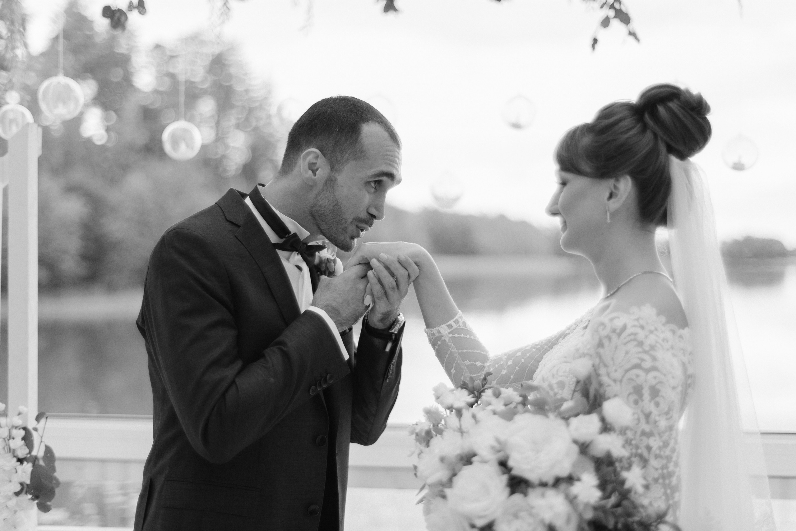 Свадьба на озере. Изящная фотография | Ксения Милушкина