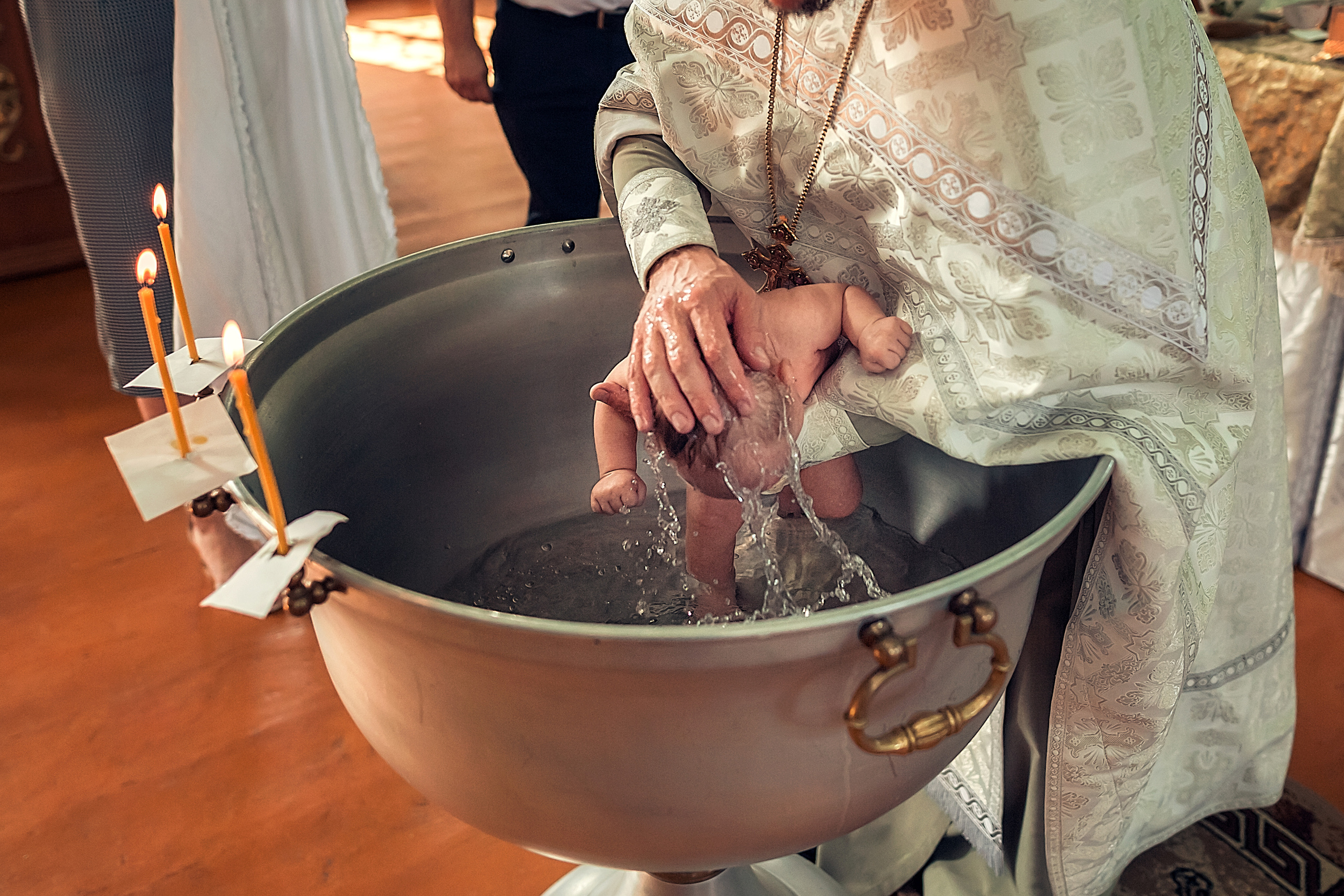 Крещение в ст. Казанской. Свято -Троицкий храм. Семейный и детский фотограф Екатерина Савёлова