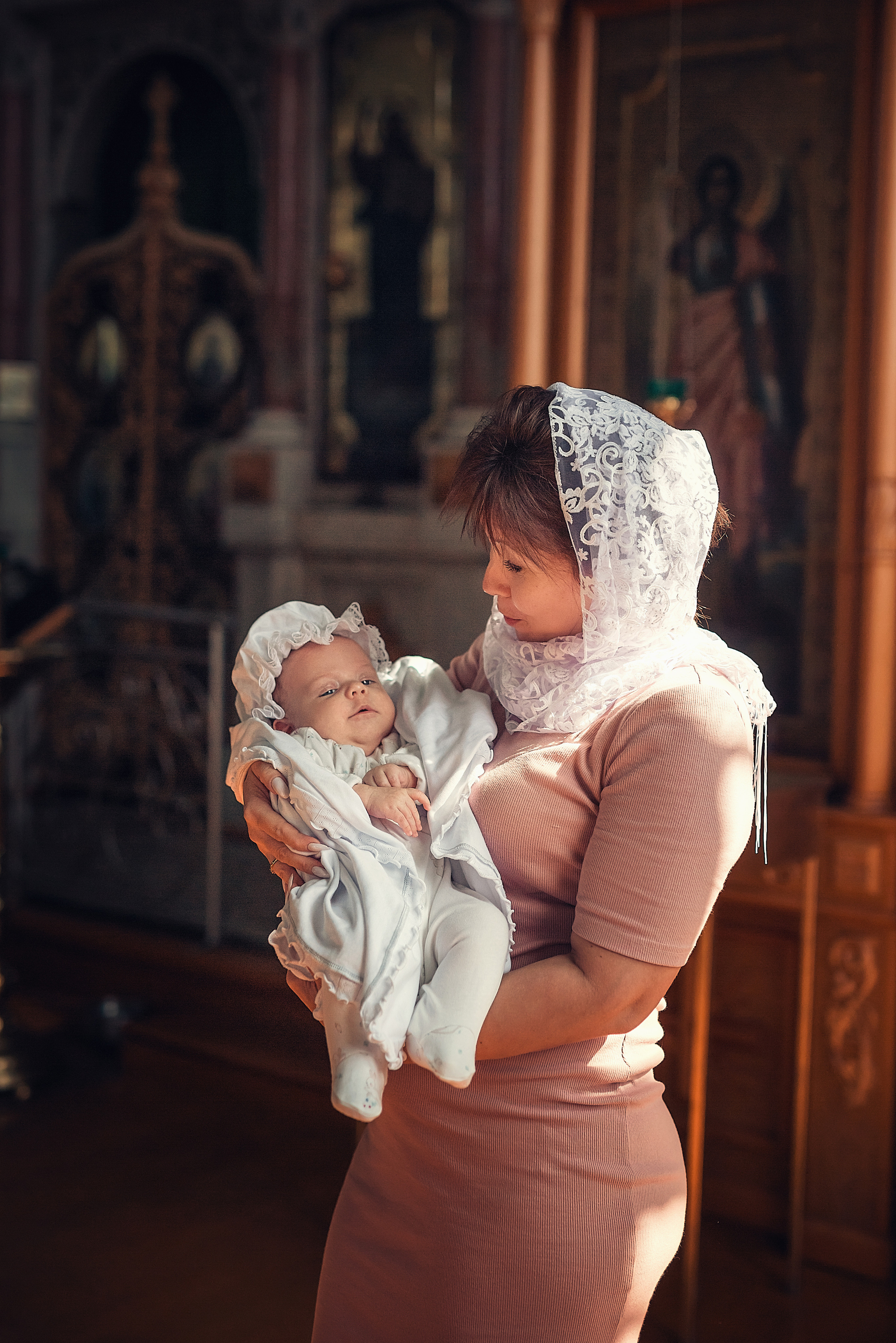 Крещение в ст. Казанской. Свято -Троицкий храм. Семейный и детский фотограф Екатерина Савёлова