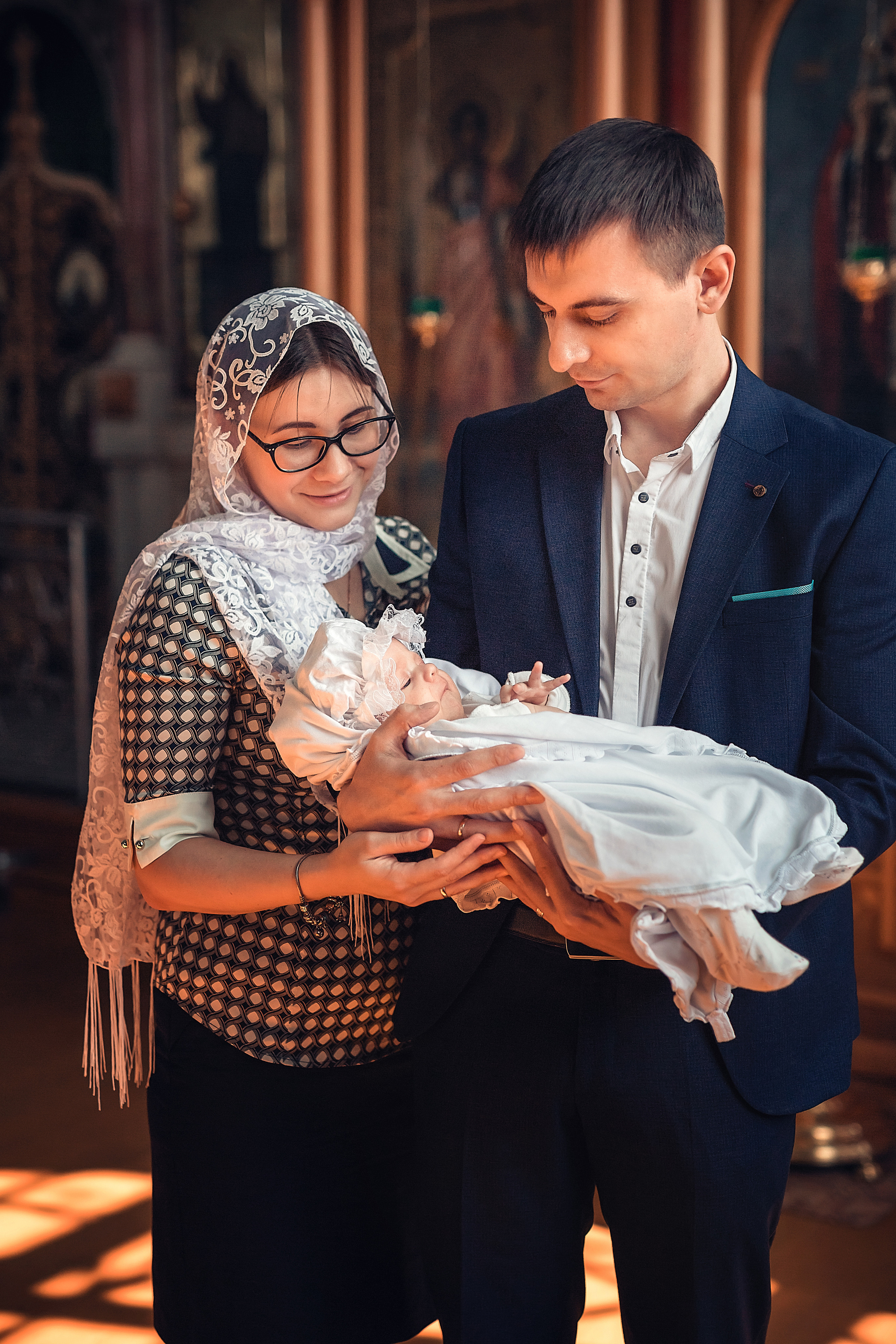 Крещение в ст. Казанской. Свято -Троицкий храм. Семейный и детский фотограф Екатерина Савёлова