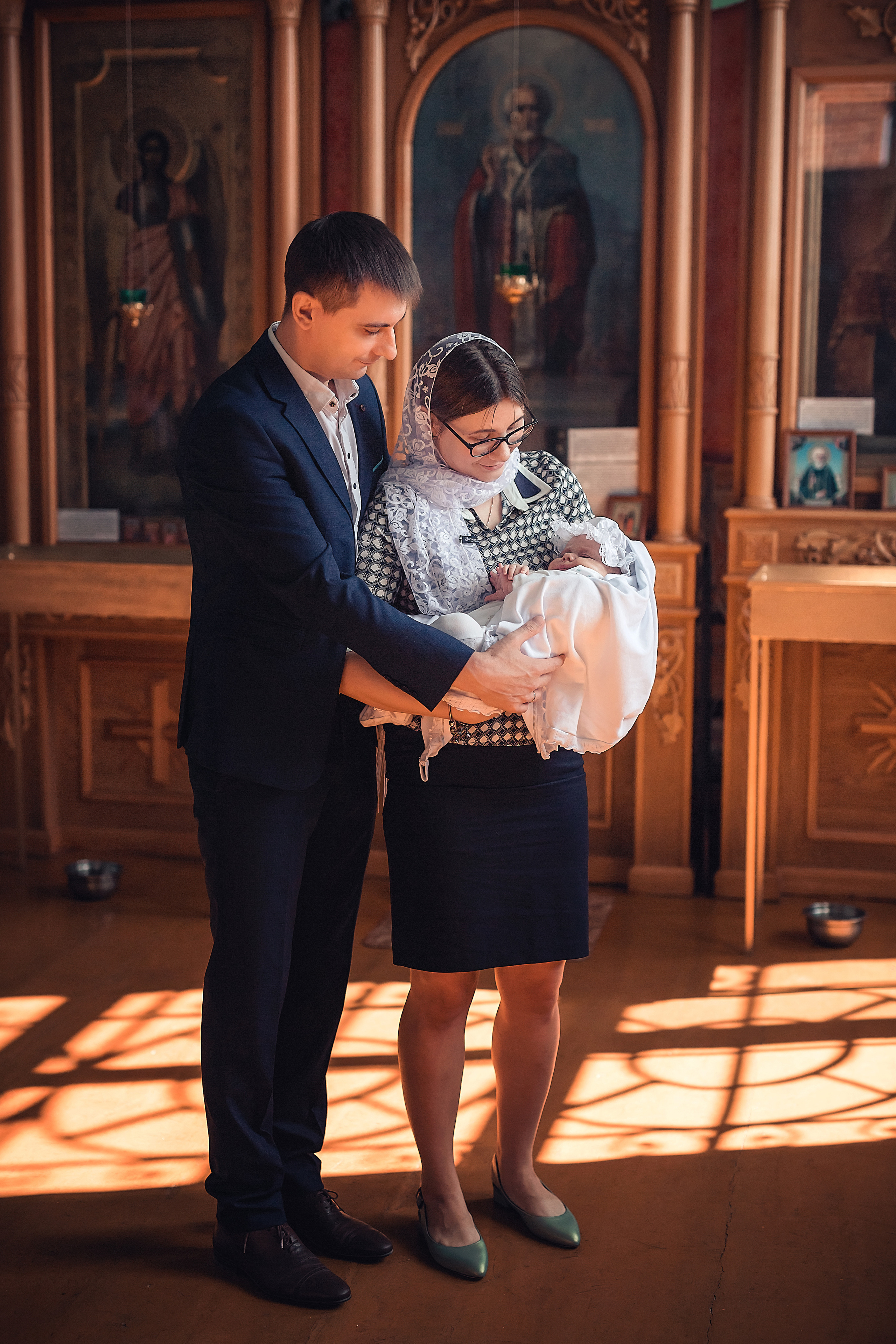 Крещение в ст. Казанской. Свято -Троицкий храм. Семейный и детский фотограф Екатерина Савёлова