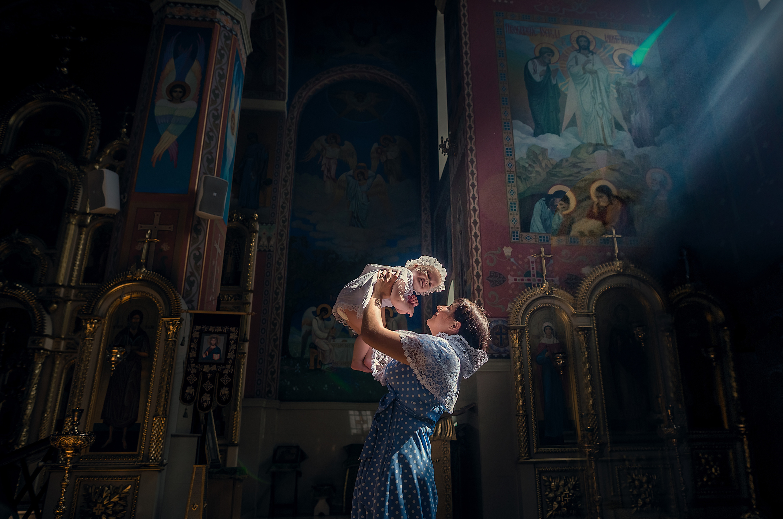 Крещение в ст. Новодонецкая. Семейный и детский фотограф Екатерина Савёлова