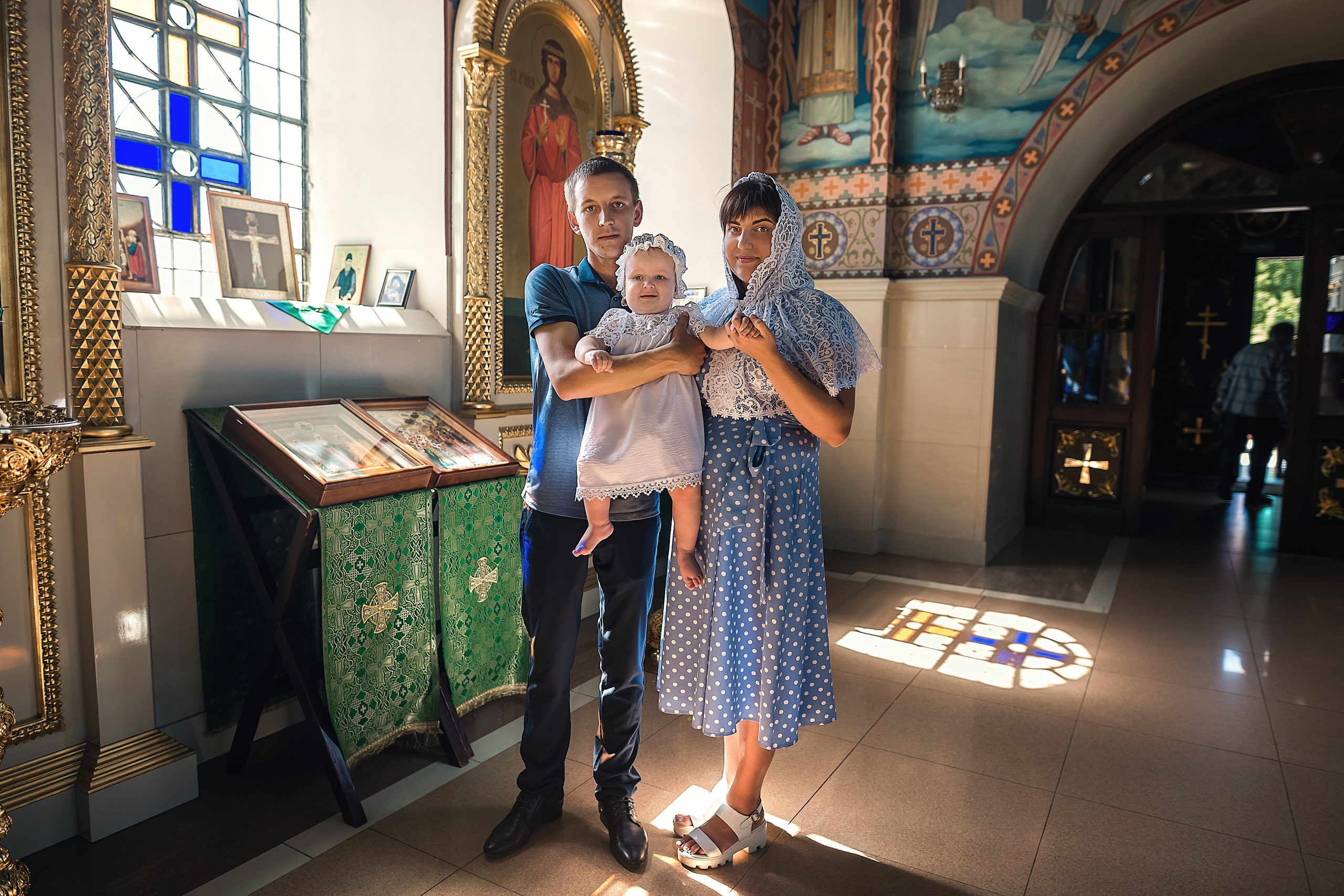 Крещение в ст. Новодонецкая. Семейный и детский фотограф Екатерина Савёлова