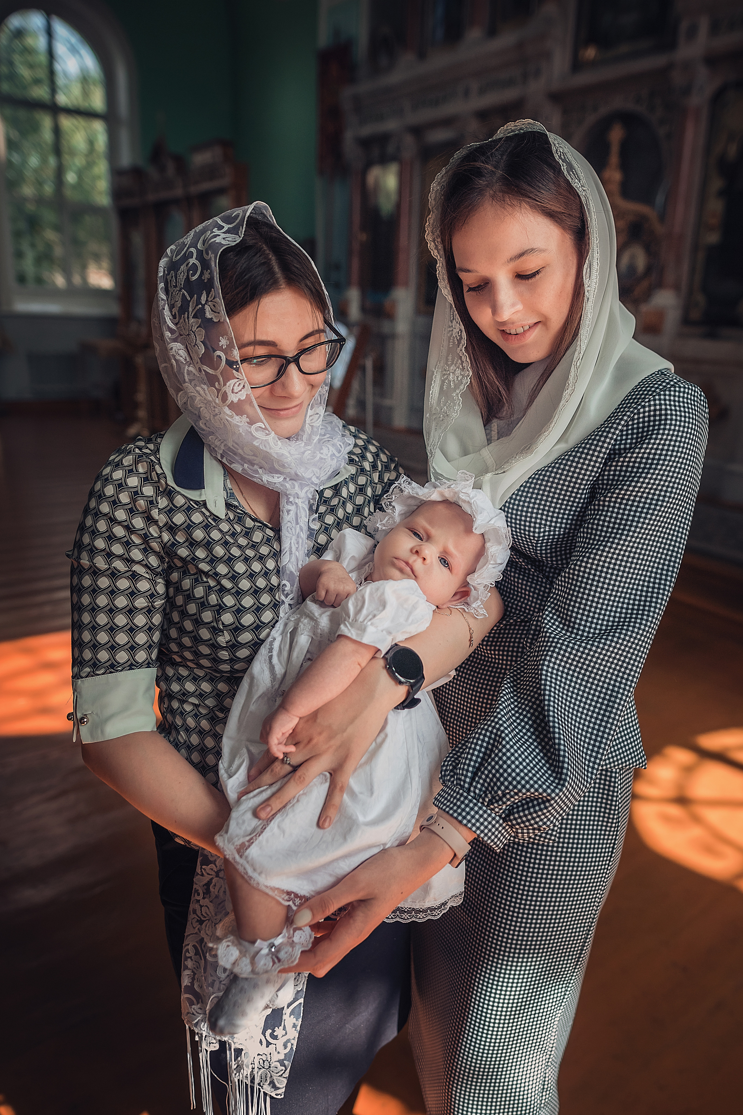 Крещение в ст. Казанской. Свято -Троицкий храм. Семейный и детский фотограф Екатерина Савёлова
