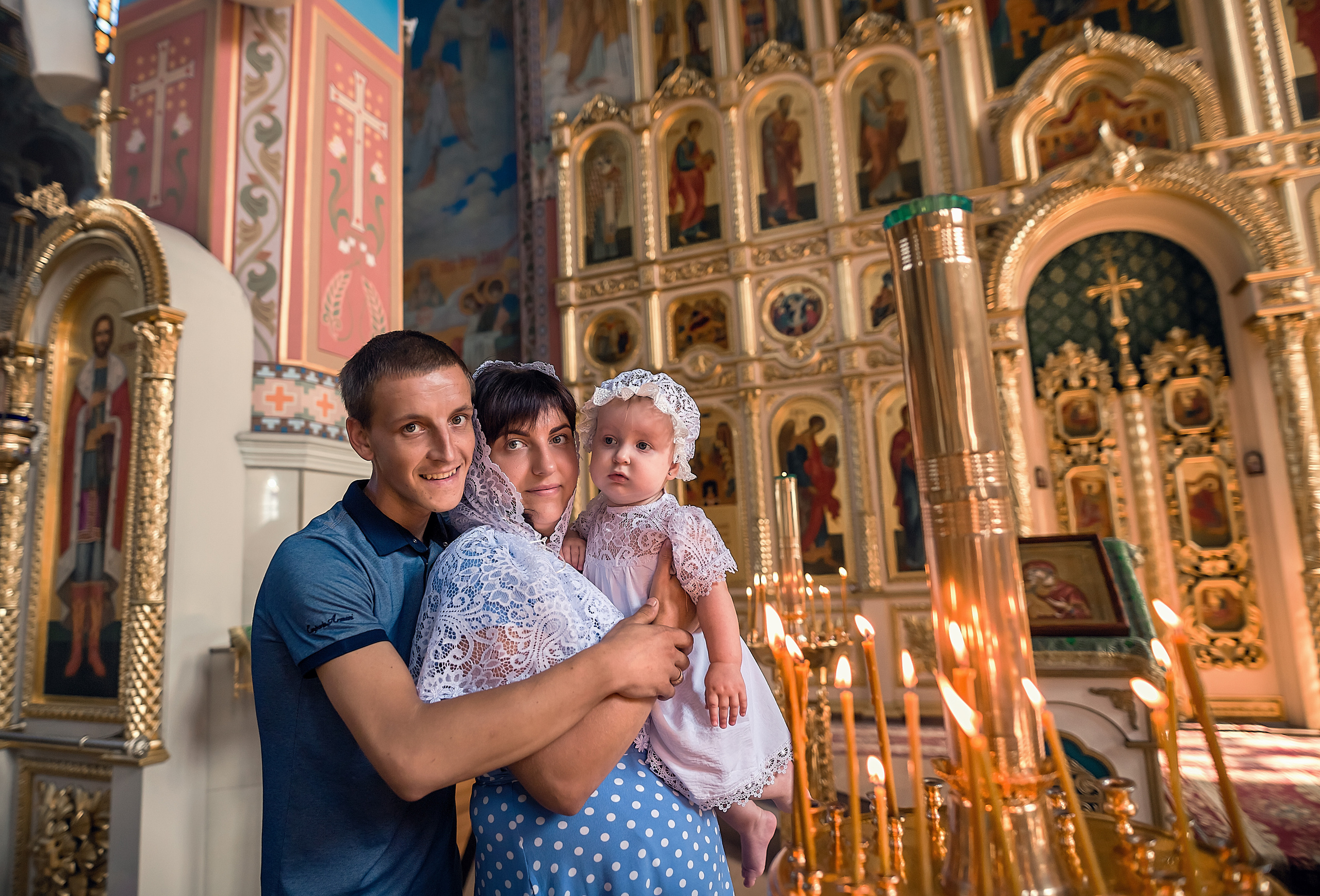 Крещение в ст. Новодонецкая. Семейный и детский фотограф Екатерина Савёлова