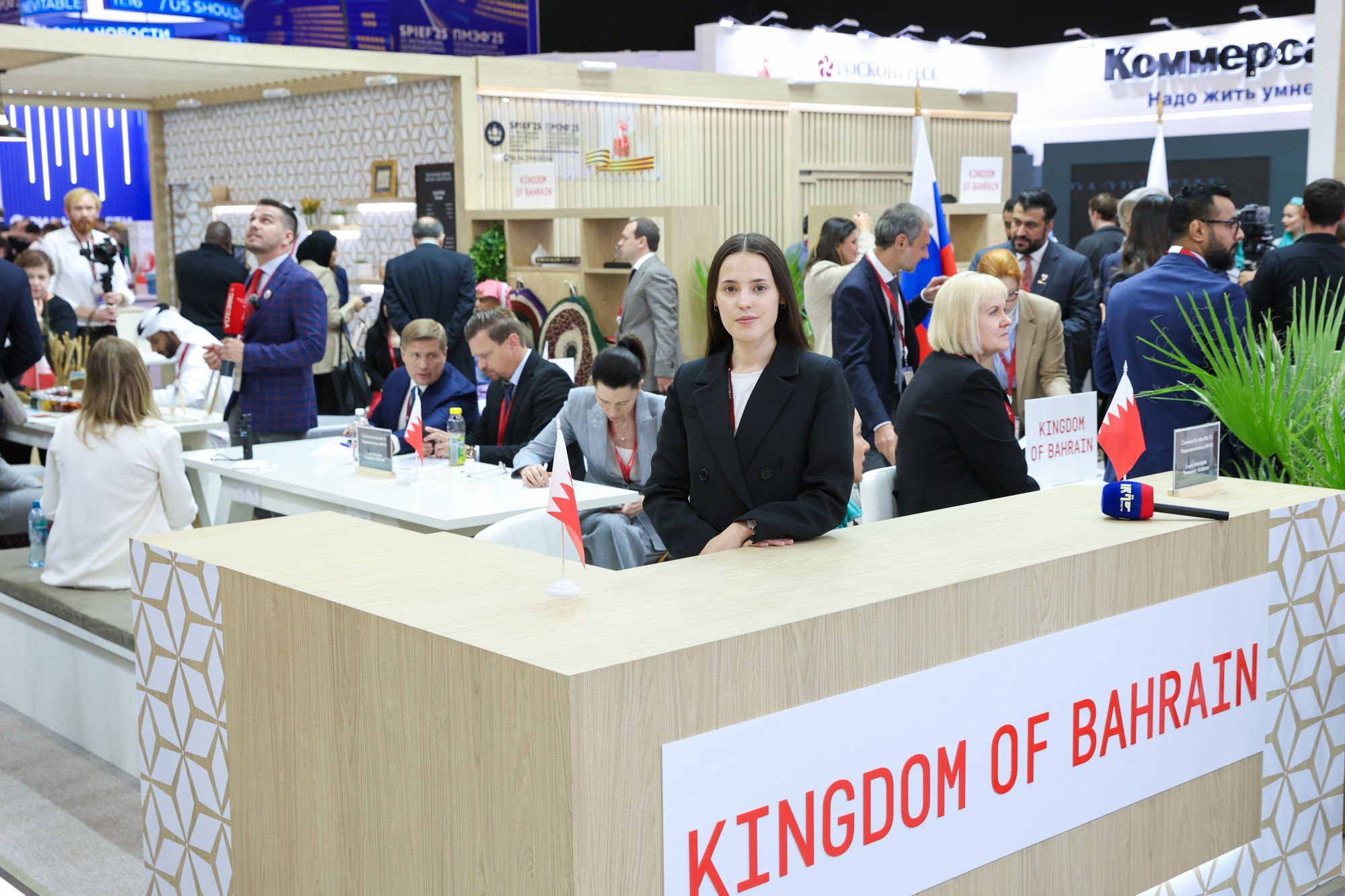 Стенд Королевства Бахрейн на ПМЭФ 2025. Фотограф Дарья Попова