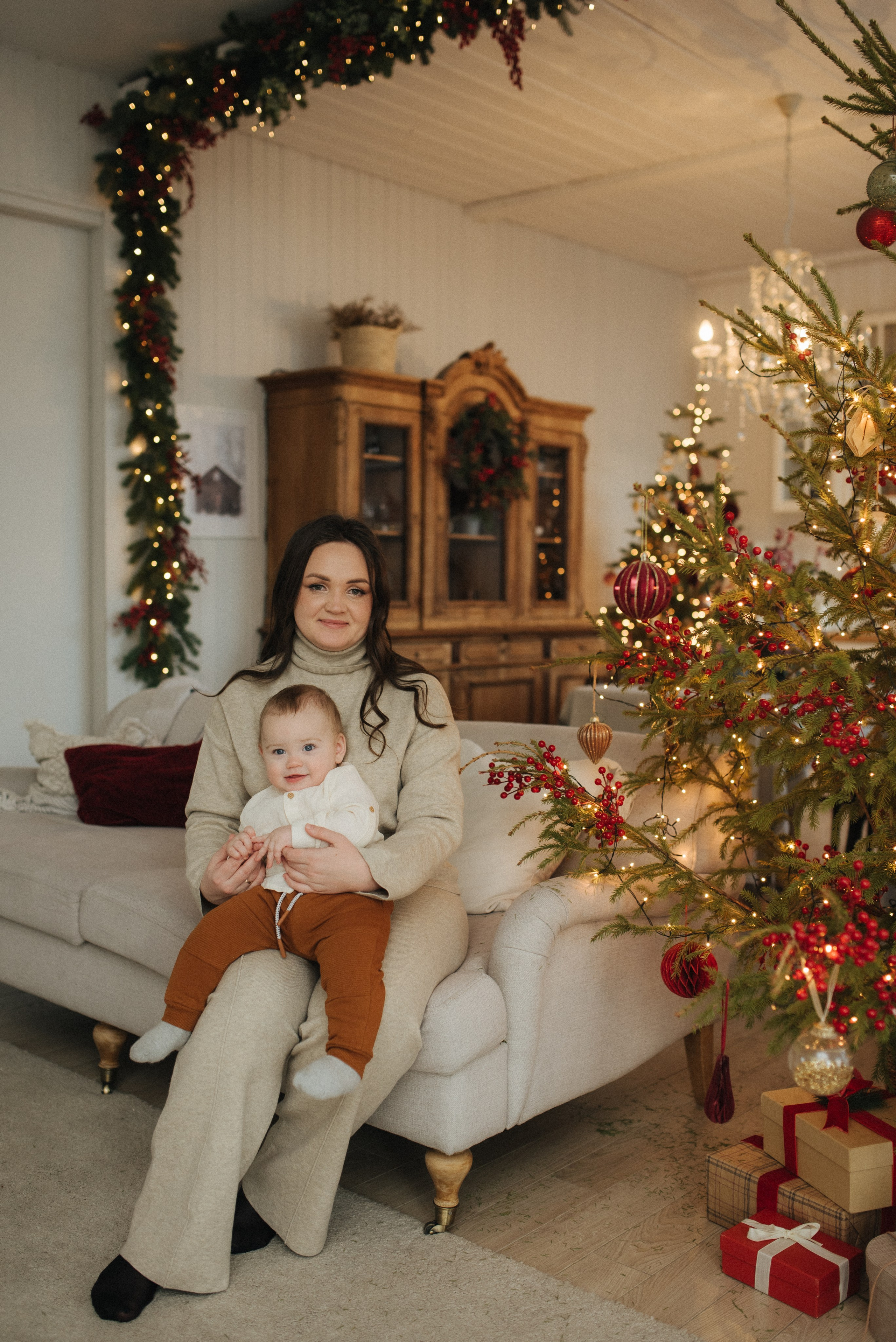 Новогодняя в студии. Фотограф в Санкт-Петребурге и в Великих Луках Волченкова Екатерина