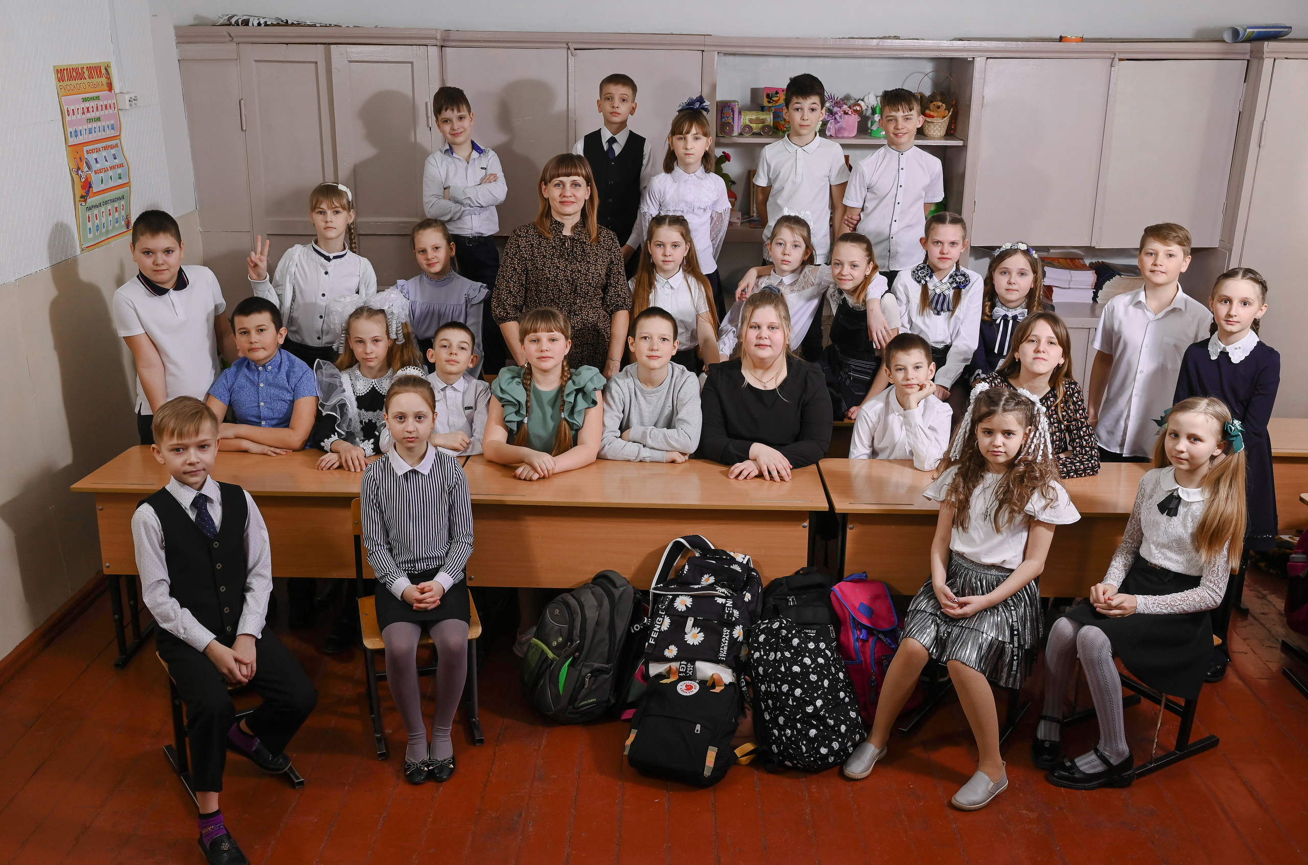 4 класс. выпускная книга на 2 разворта. Свадебный, семейный и школьный фотограф в Бийске Ксения Мамаева