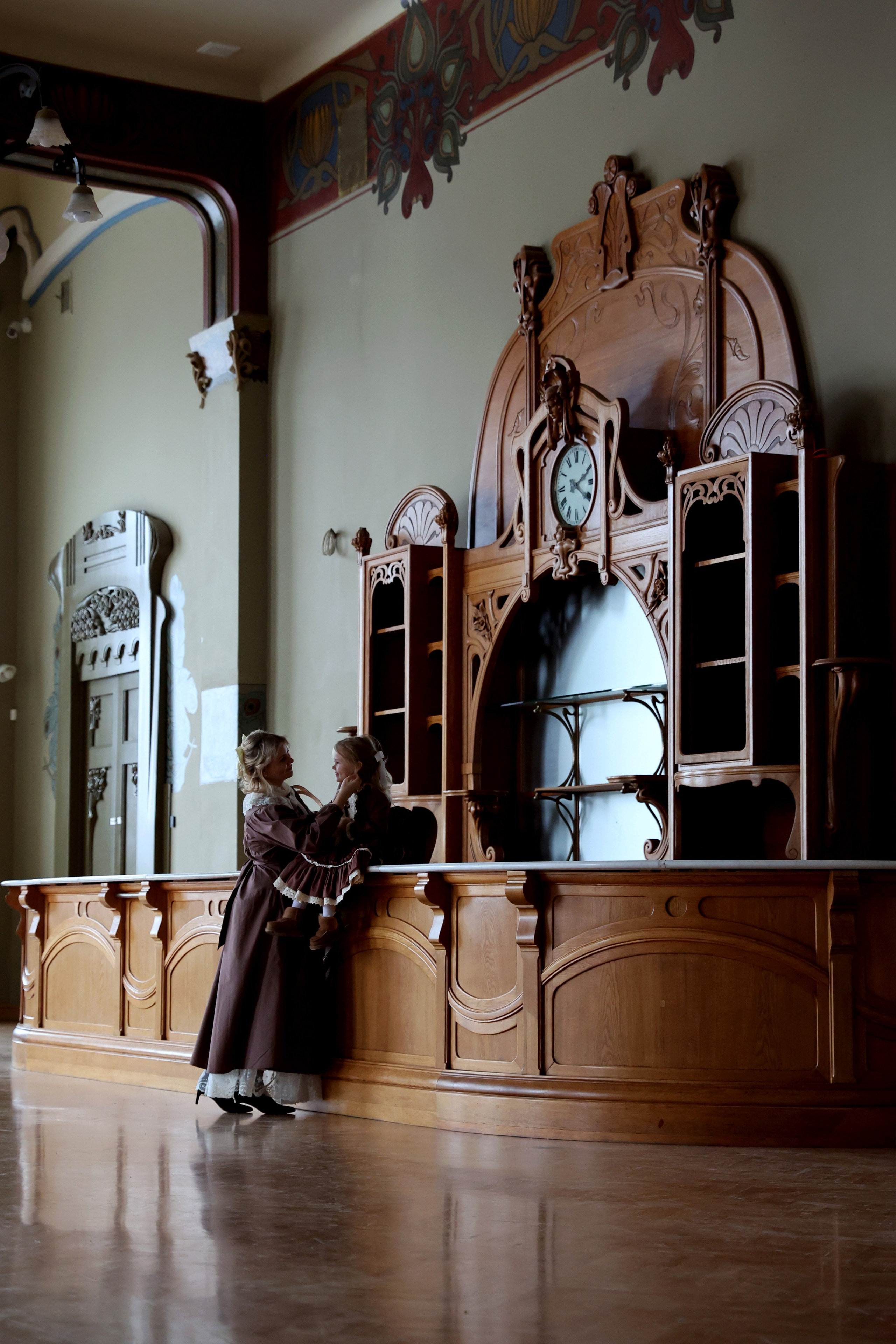 Ретро съемка на Витебском вокзале. Фотограф — Татьяна Кириллова, г. Санкт-Петербург