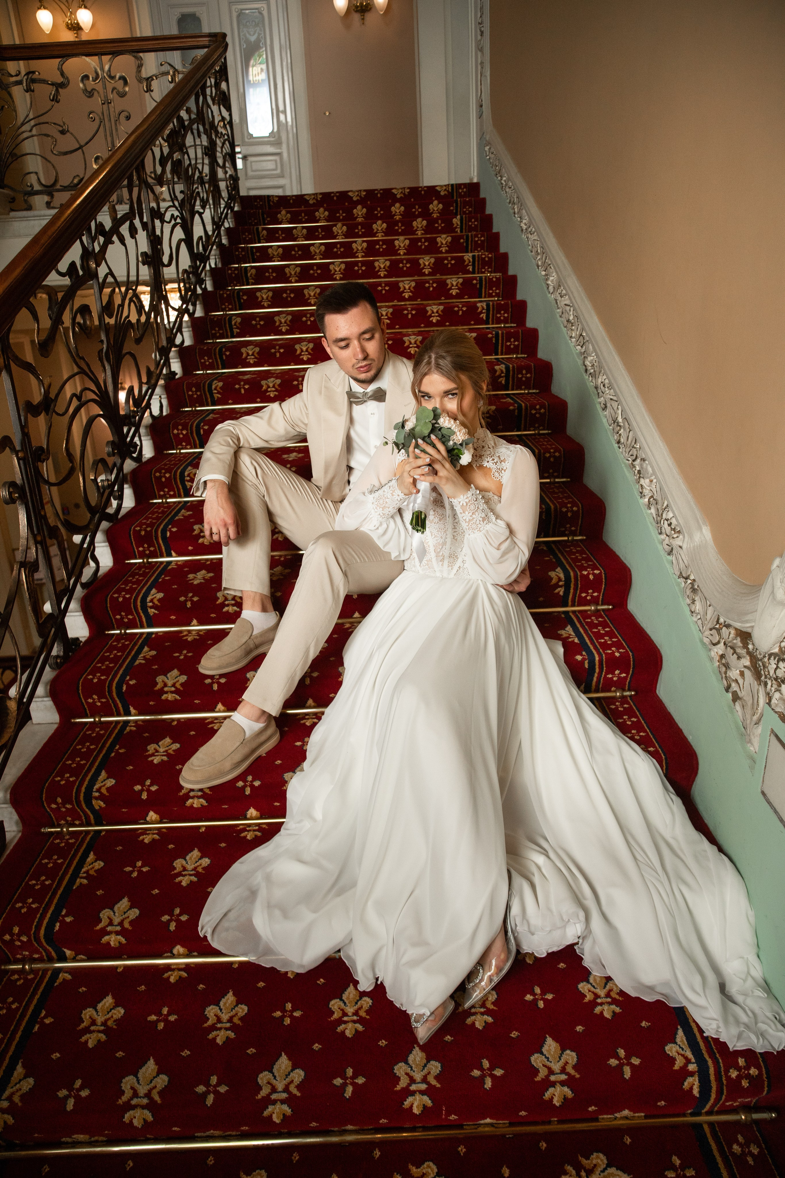 Националь + Пушкинский музей. Свадебный и портретный фотограф в Москве Мария Кравченко