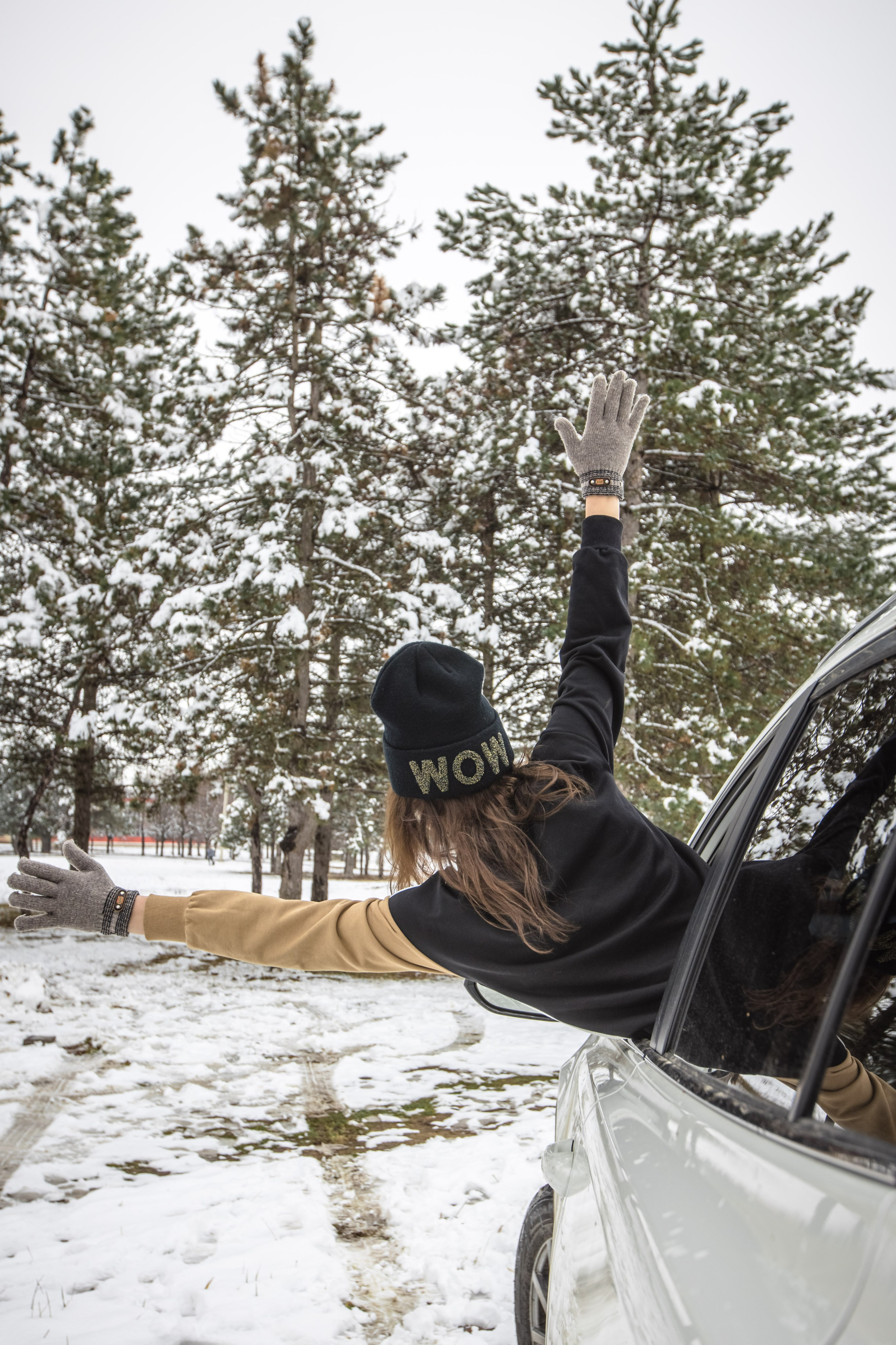 Зима. Профессиональный фотограф и видеооператор