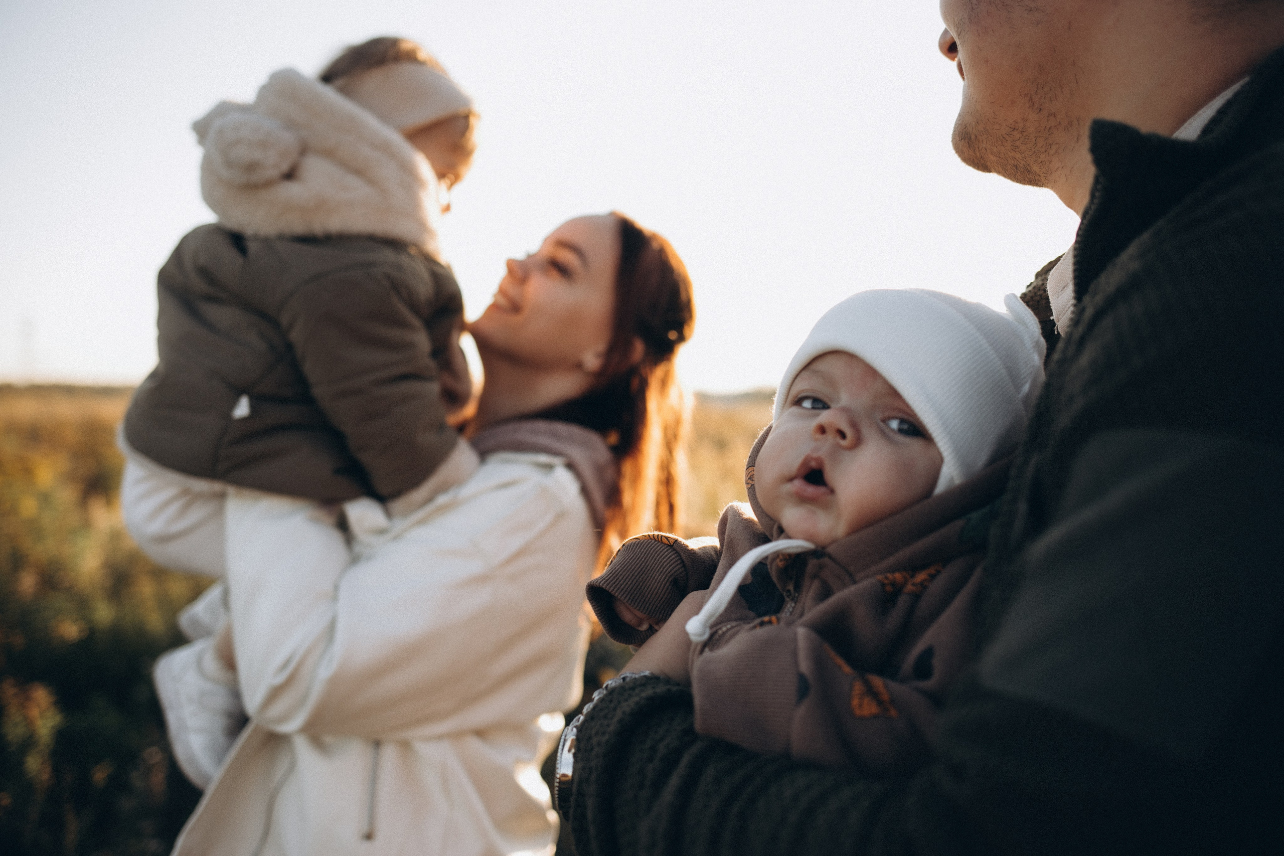 Саша, Алиса, Ева и Сереженька. Семейный и свадебный фотограф Анна Кожокарь