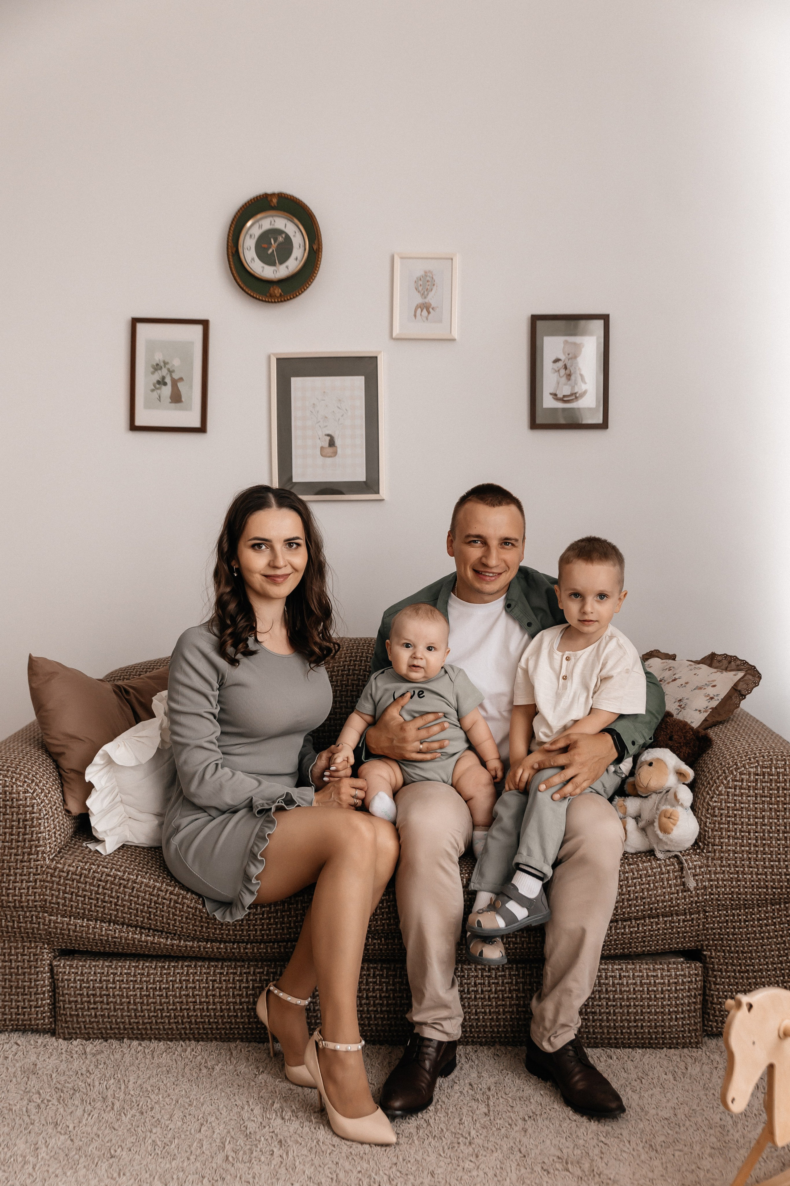 Павел, Кристина, Святослав, Елисей. Семейный фотограф Минск Усова Ольга